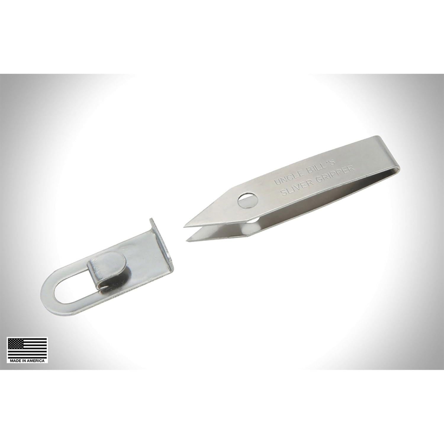 Pinzas de Llavero Uncle Bill de Acero Inoxidable - 1 Cuenta