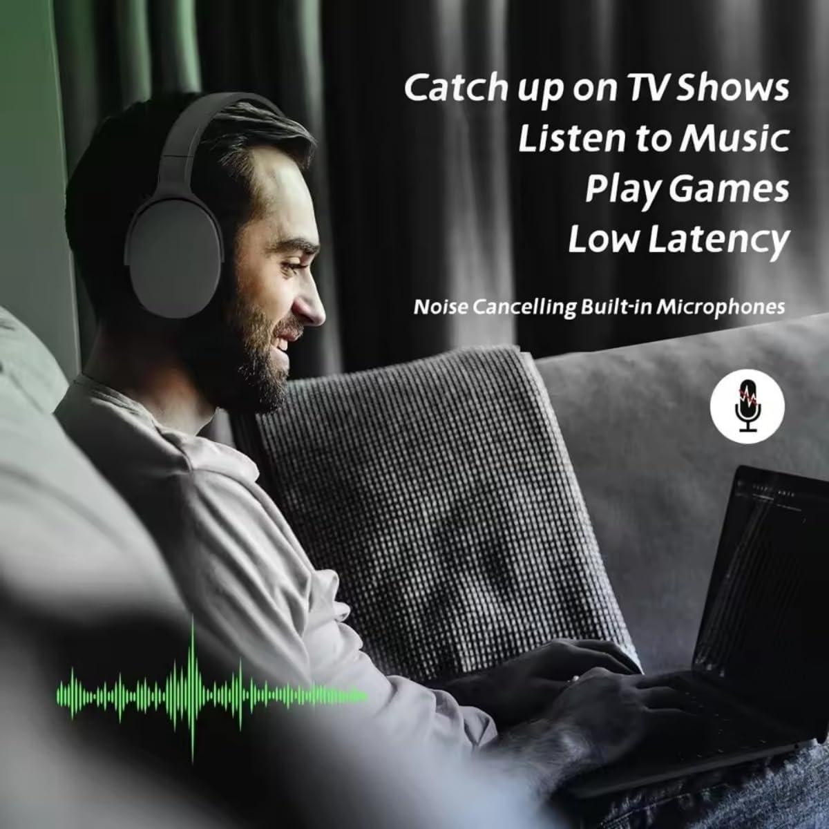 Auriculares Inalámbricos Bluetooth MGHOAQFRS P2961 HiFi Negro