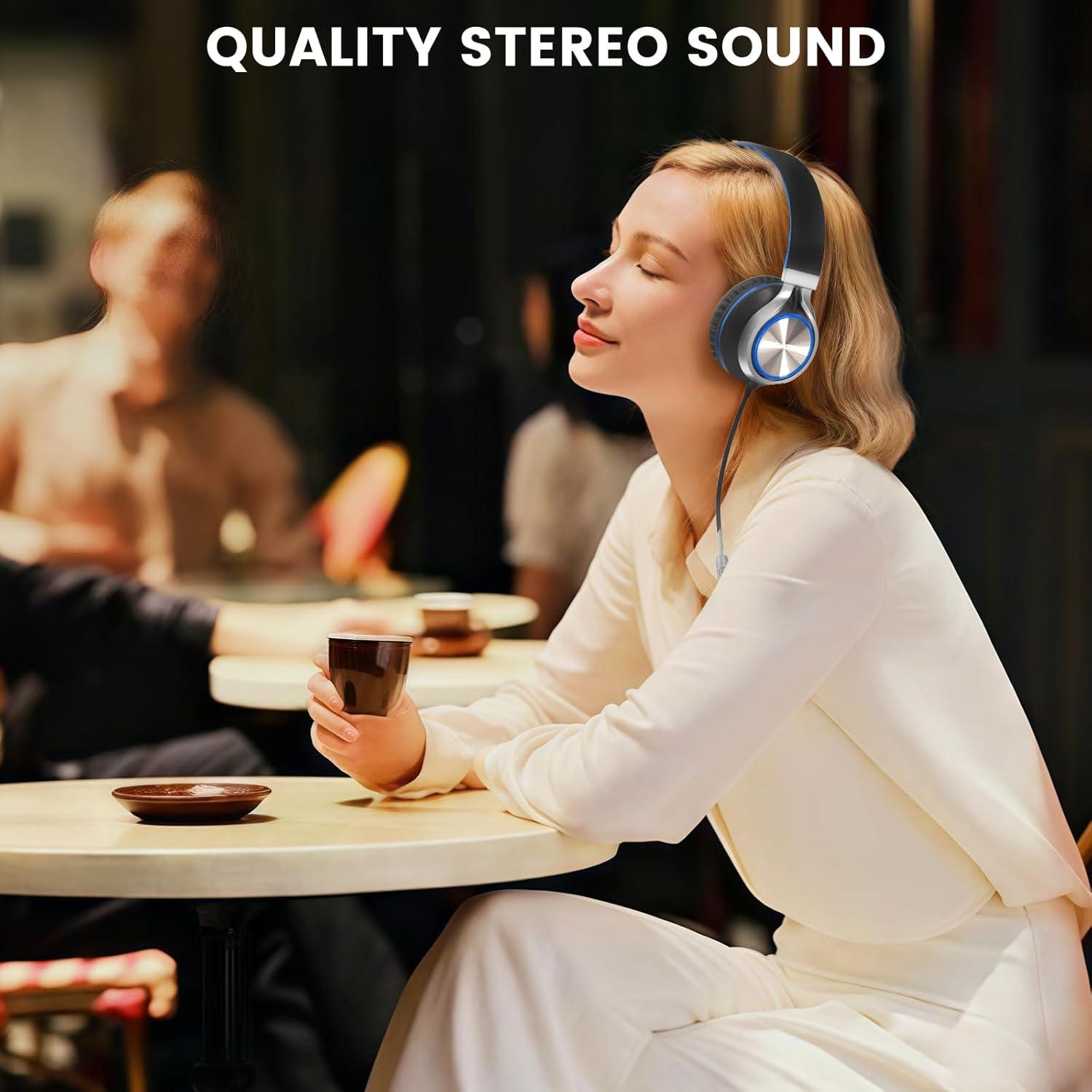 Auriculares USB C INFURTURE FTBH118AU con Micrófono y Control