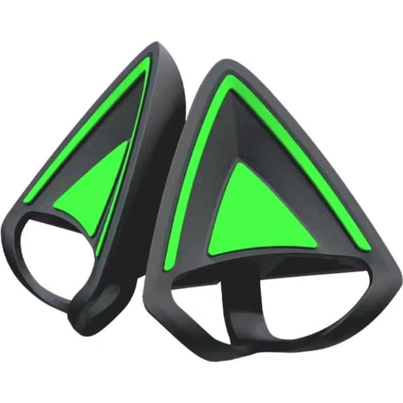 Orejas de Gato LZYDD para Auriculares Gaming Verde