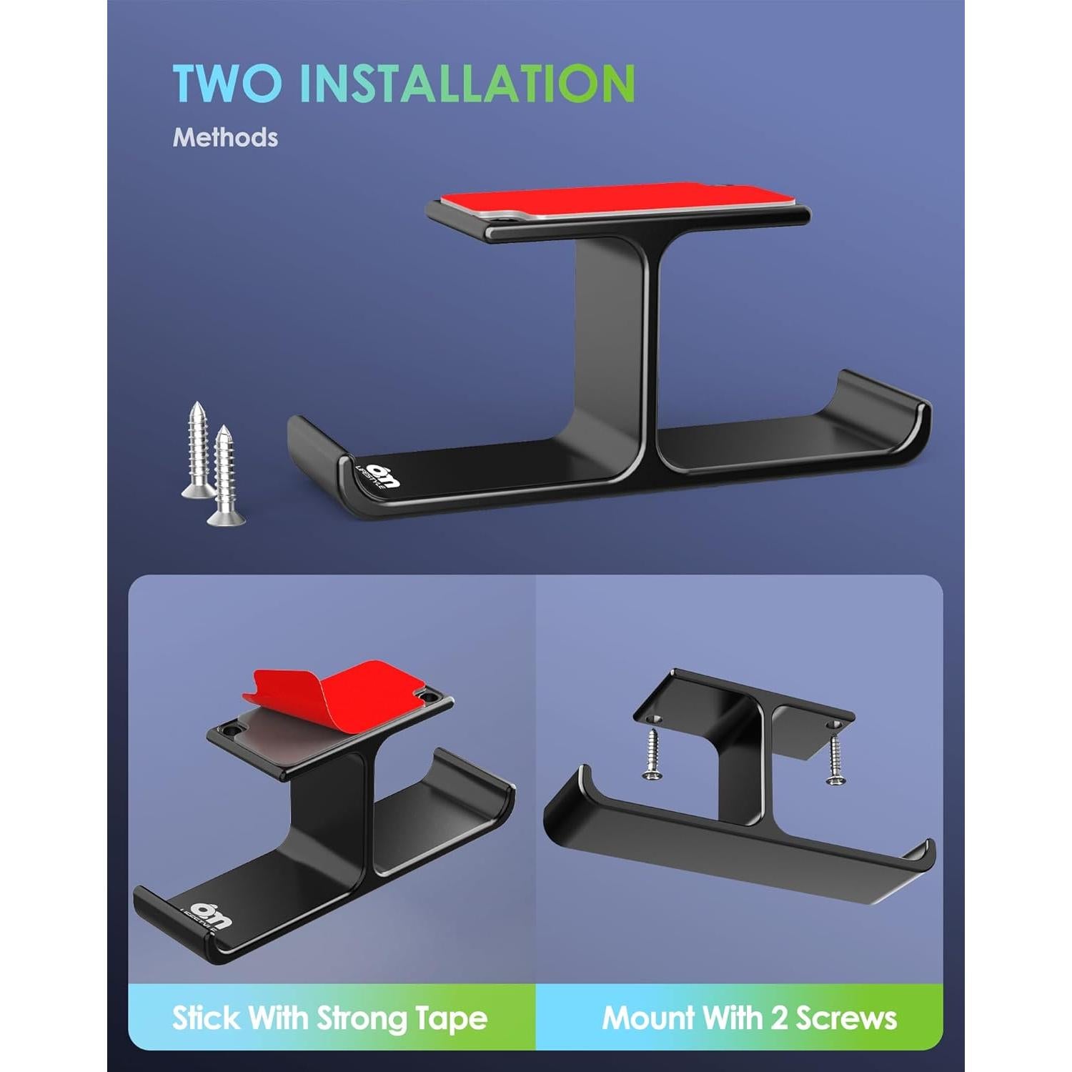 Soporte para Auriculares 6amLifestyle HH-07B-01 Aluminio Doble