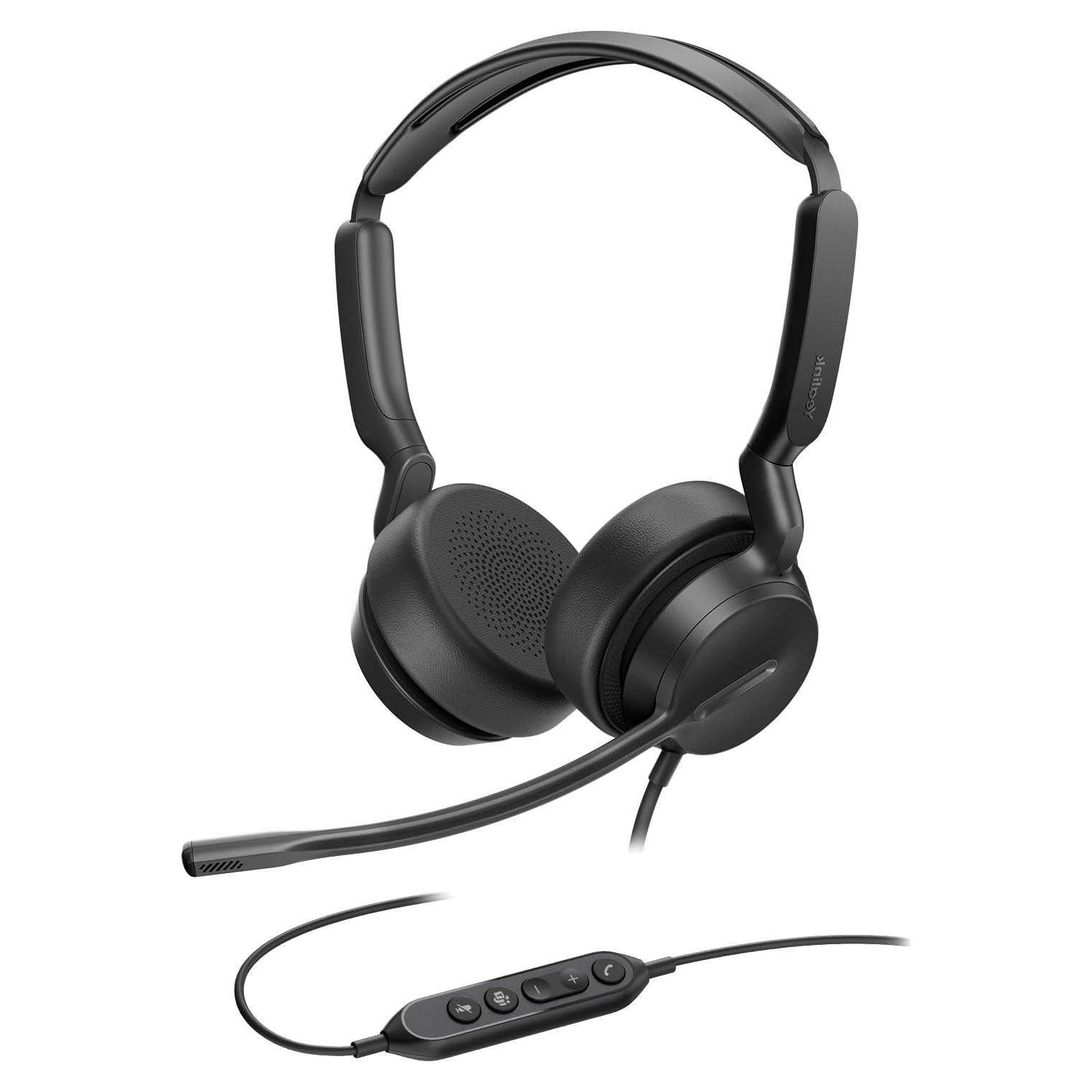 Auricular Yealink UH42 USB-A con micrófono y cancelación de ruido