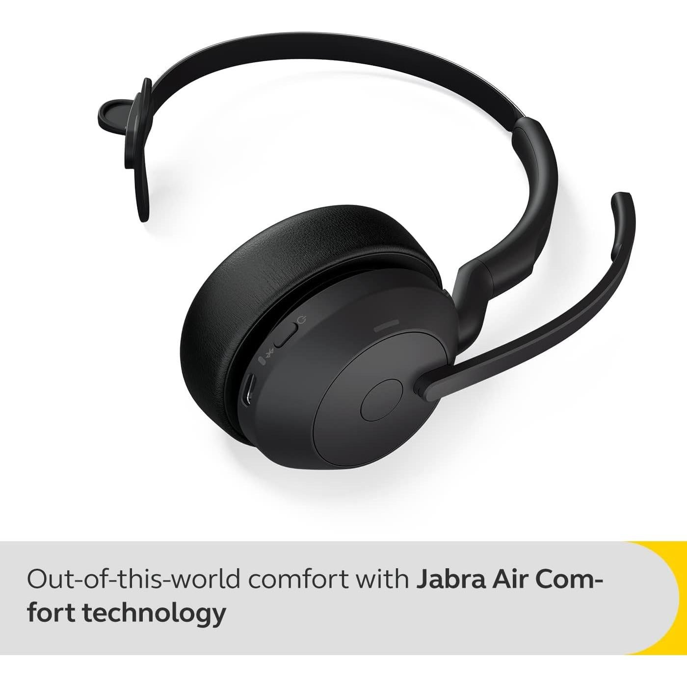 Auricular Inalámbrico Jabra Evolve2 55 con Base de Carga - Negro