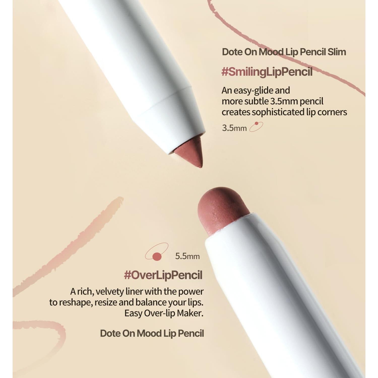 Lápiz Labial Heart Percent Dote On Mood #01 Beige Durazno