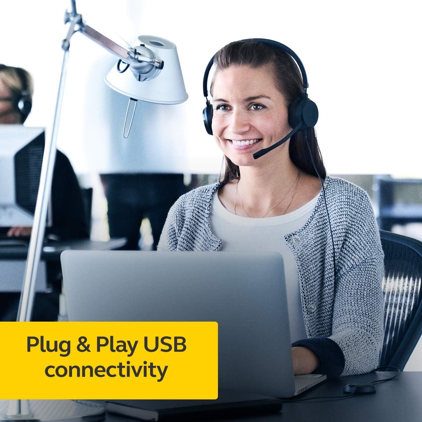 Auriculares Jabra Evolve 20 Stereo USB con Control de Llamadas
