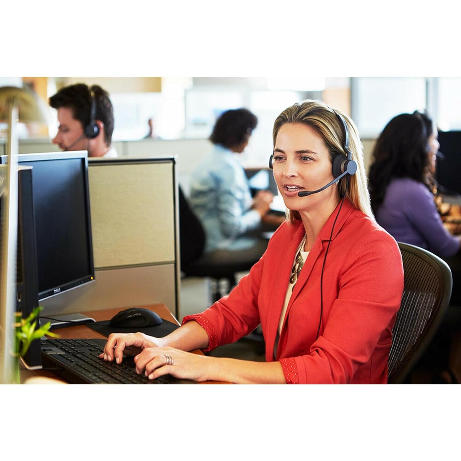 Auricular Jabra Biz 2300 USB-C UC Duo con Cancelación de Ruido