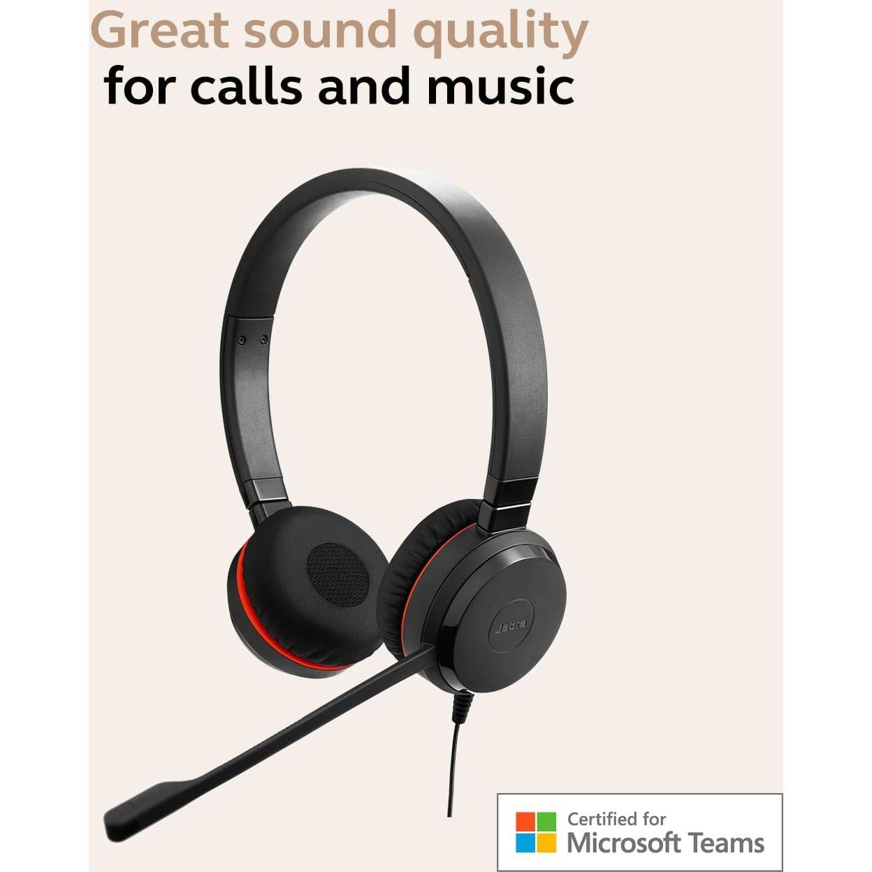 Auriculares Jabra Evolve 20 SE USB-A y USB-C con Micrófono