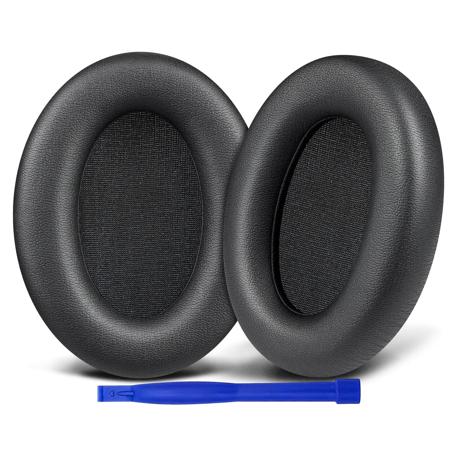 Almohadillas de Reemplazo SOULWIT para Auriculares Edifier WH700NB - Negro