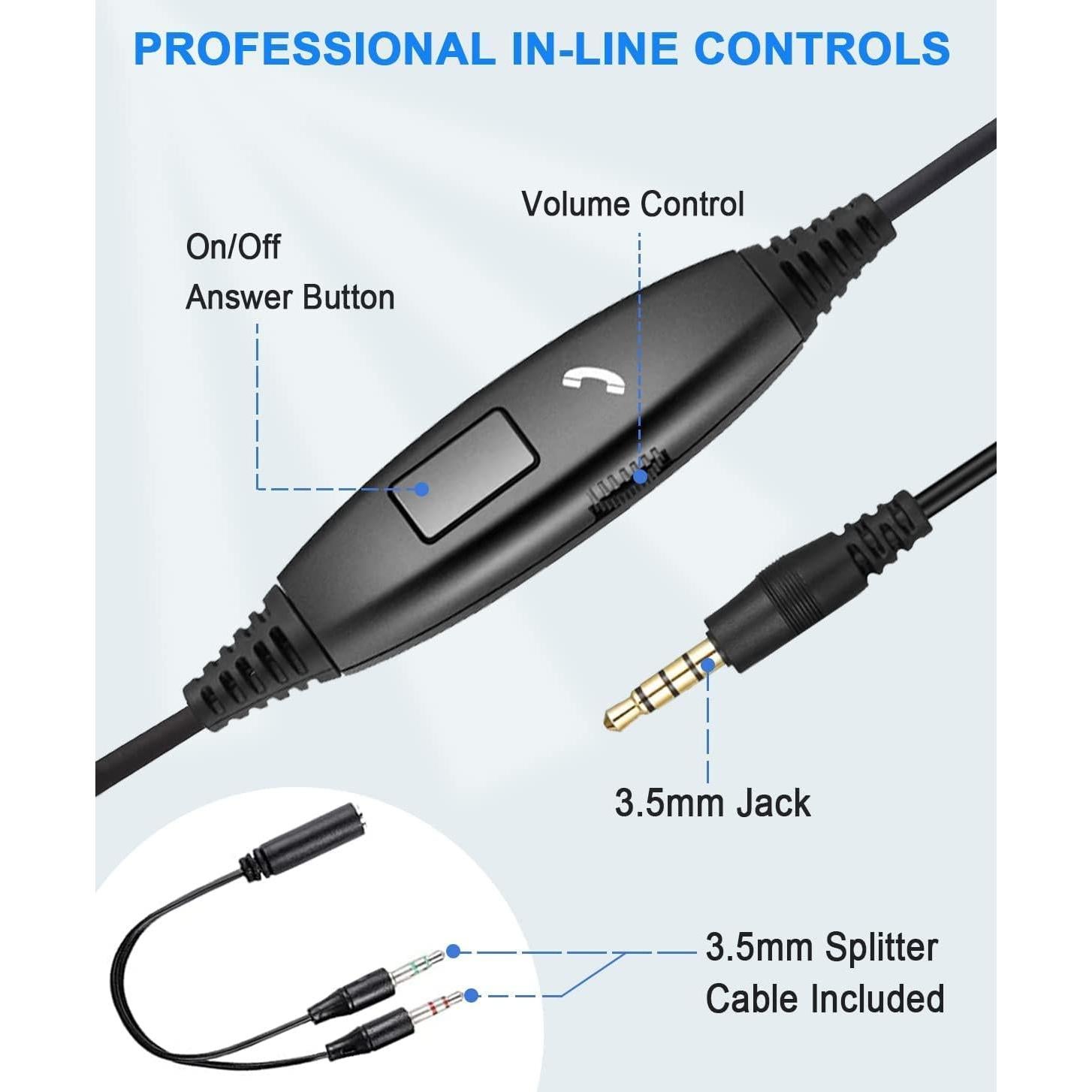 Auricular Callez 3.5mm con Micrófono Cancelación de Ruido