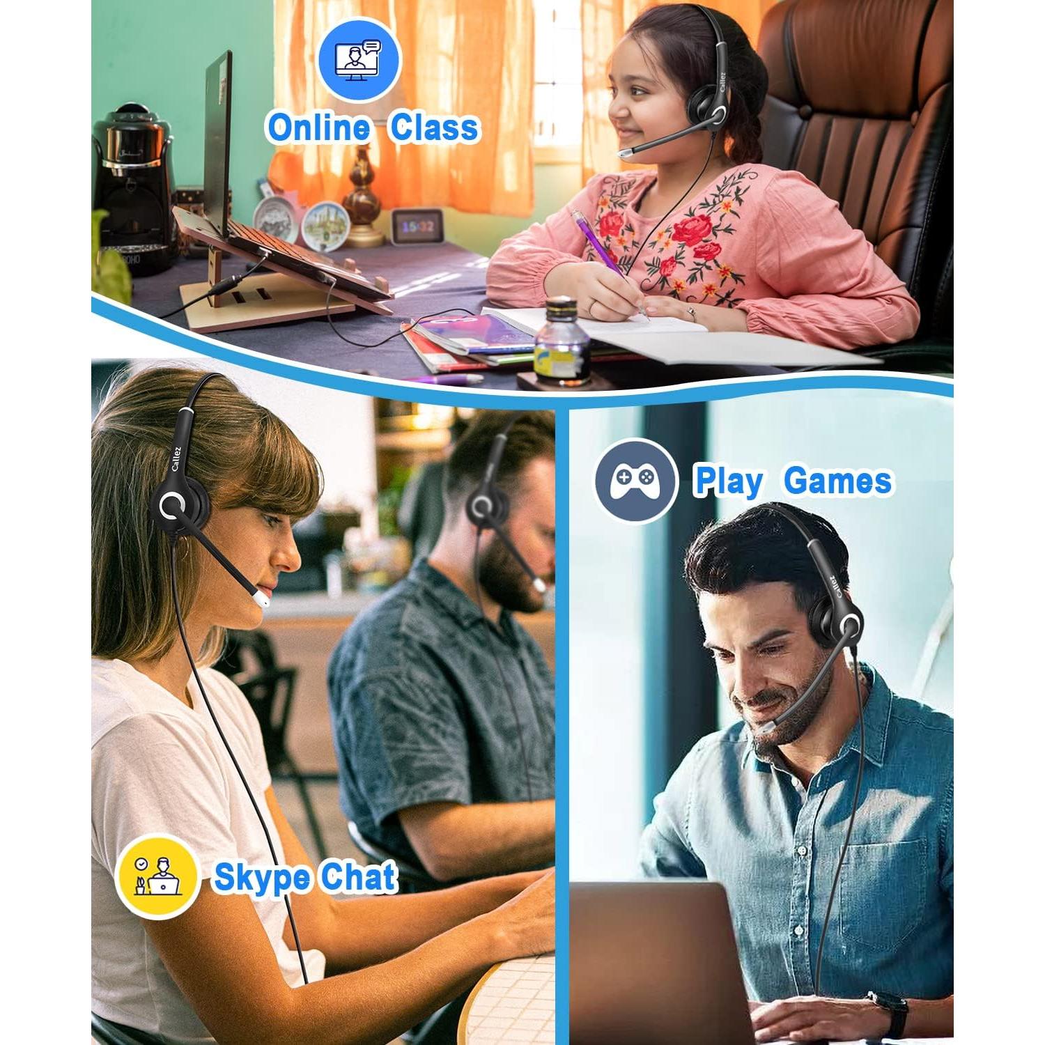 Auricular Callez 3.5mm con Micrófono Cancelación de Ruido