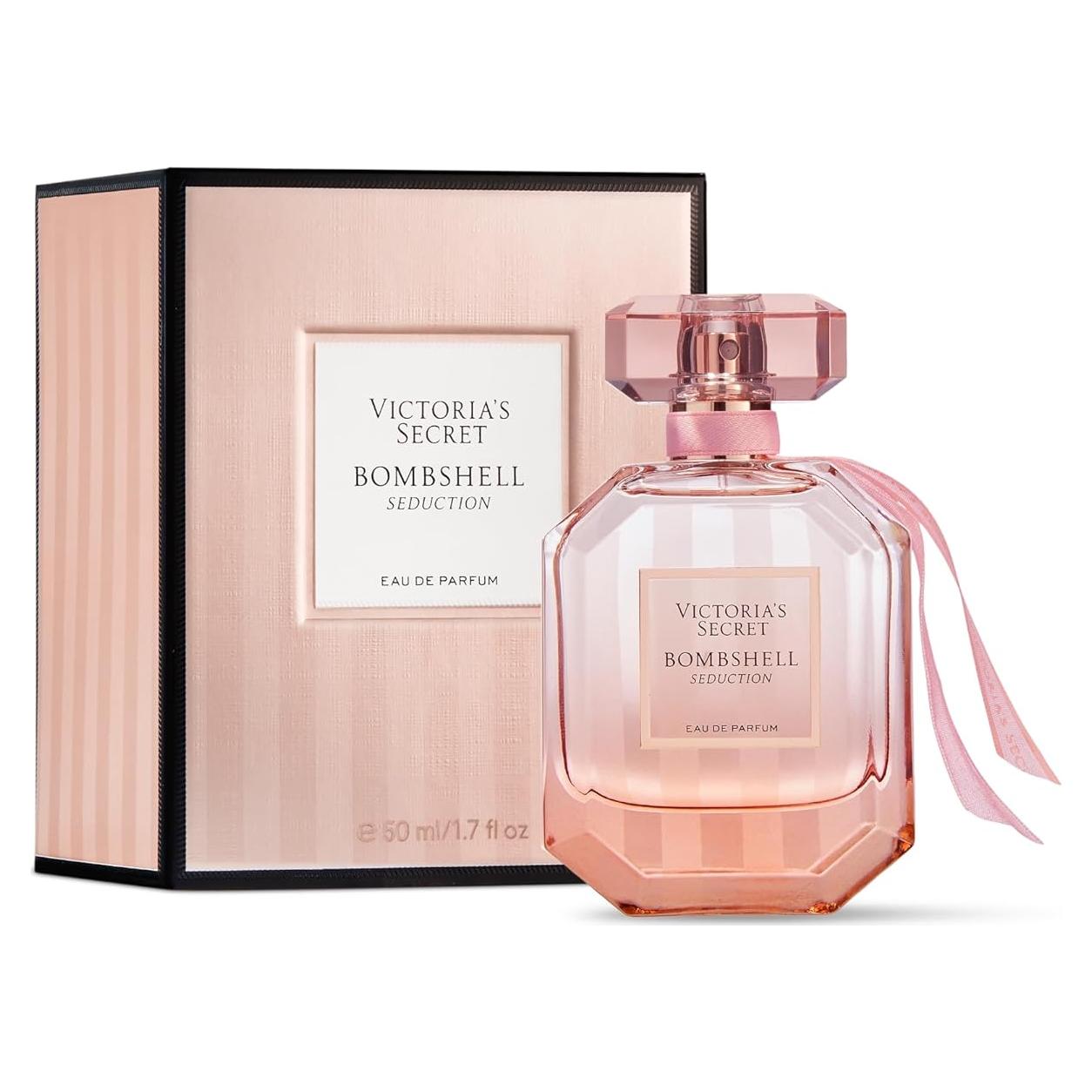 Victoria's Secret Bombshell Seduction Eau de Parfum, Notes of White Peony, Sage & Velvet Musk, Perfumes for Women (1.7 oz)
