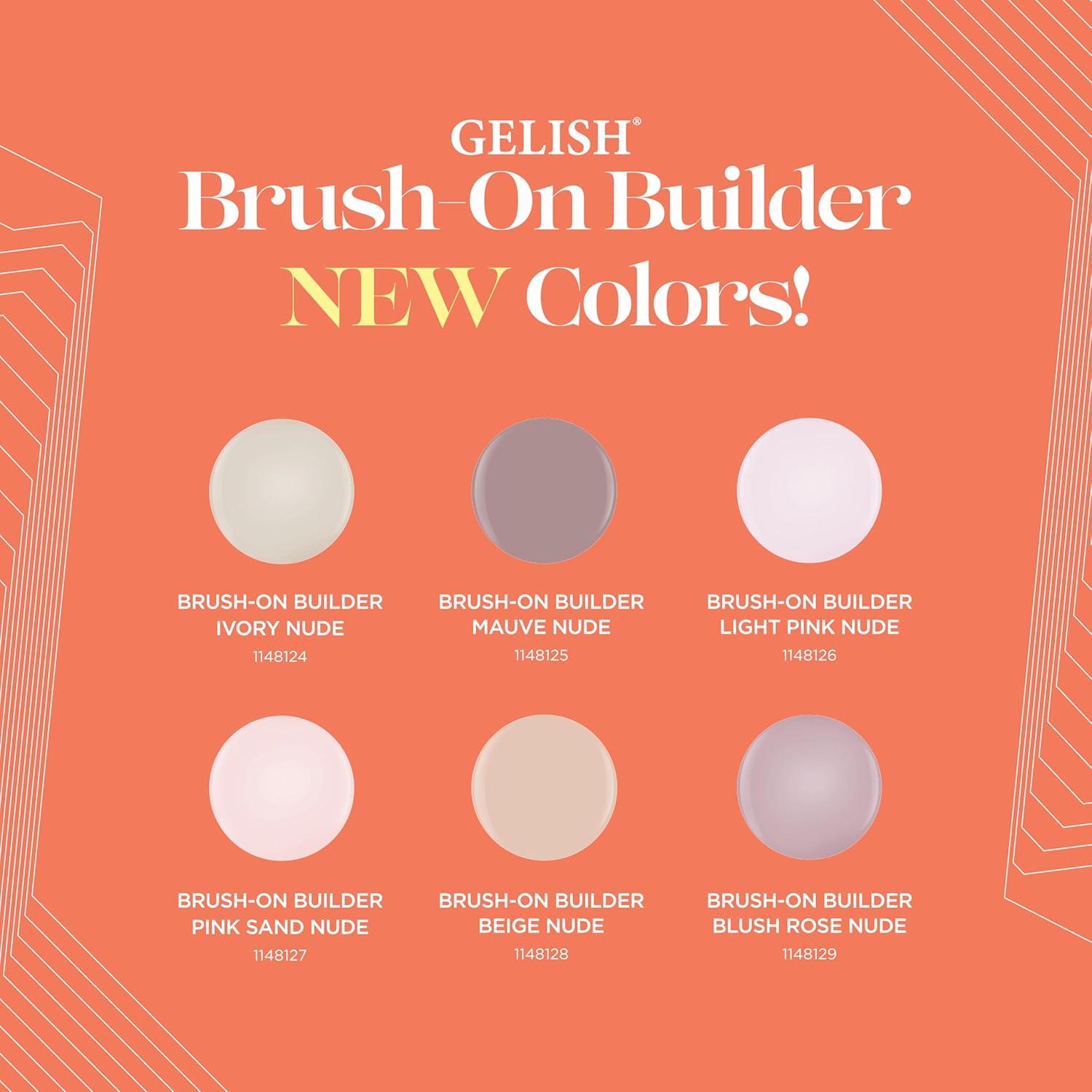 Gelish Brush-On Builder Gel 14.79 ml Beige Nude - Esmalte de Uñas