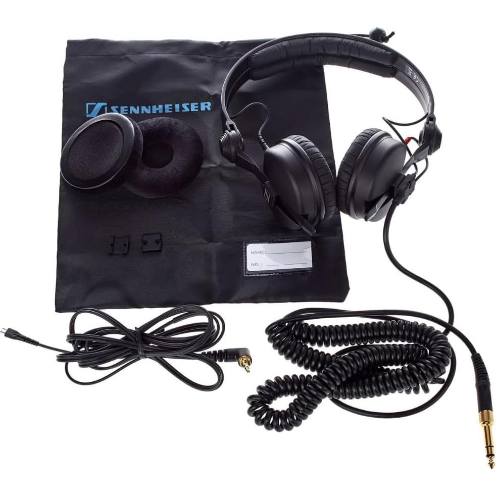Auriculares Sennheiser HD25 Plus On Ear + Cable 7.62m + Paño