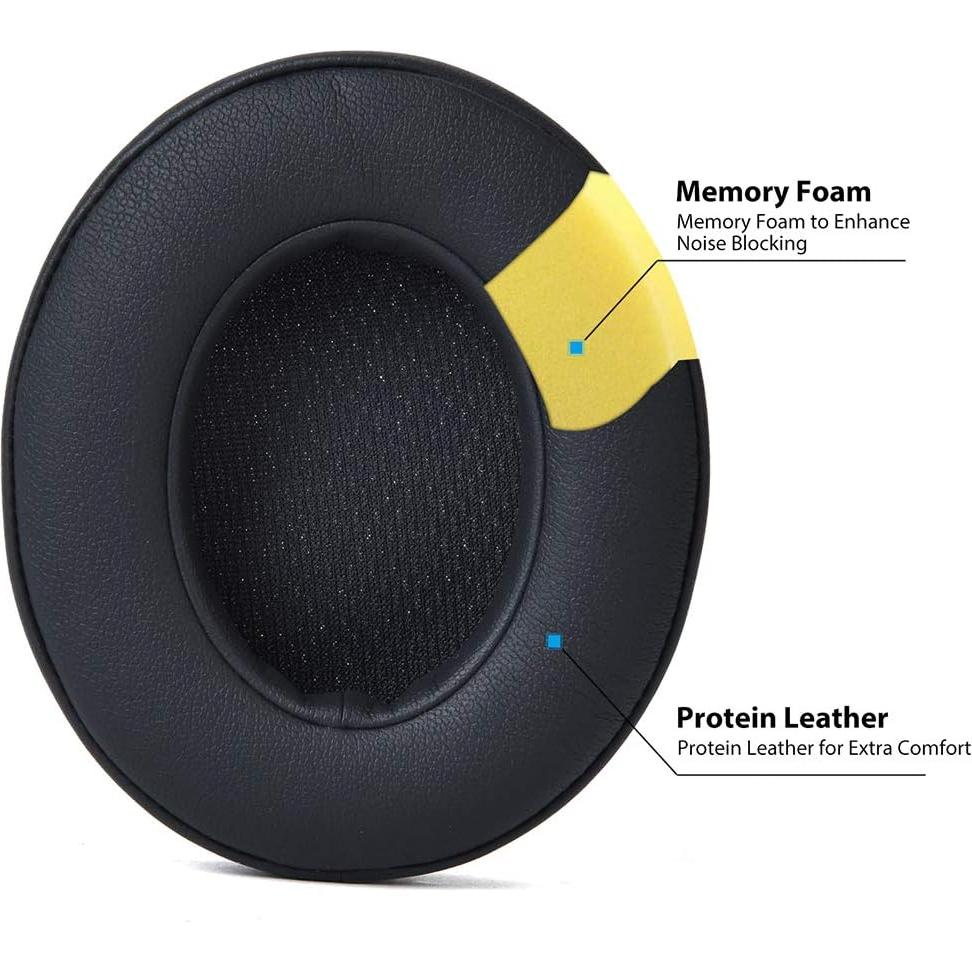 Almohadillas de Reemplazo HZTCAM para Beats Studio 2 y 3 - Titanio