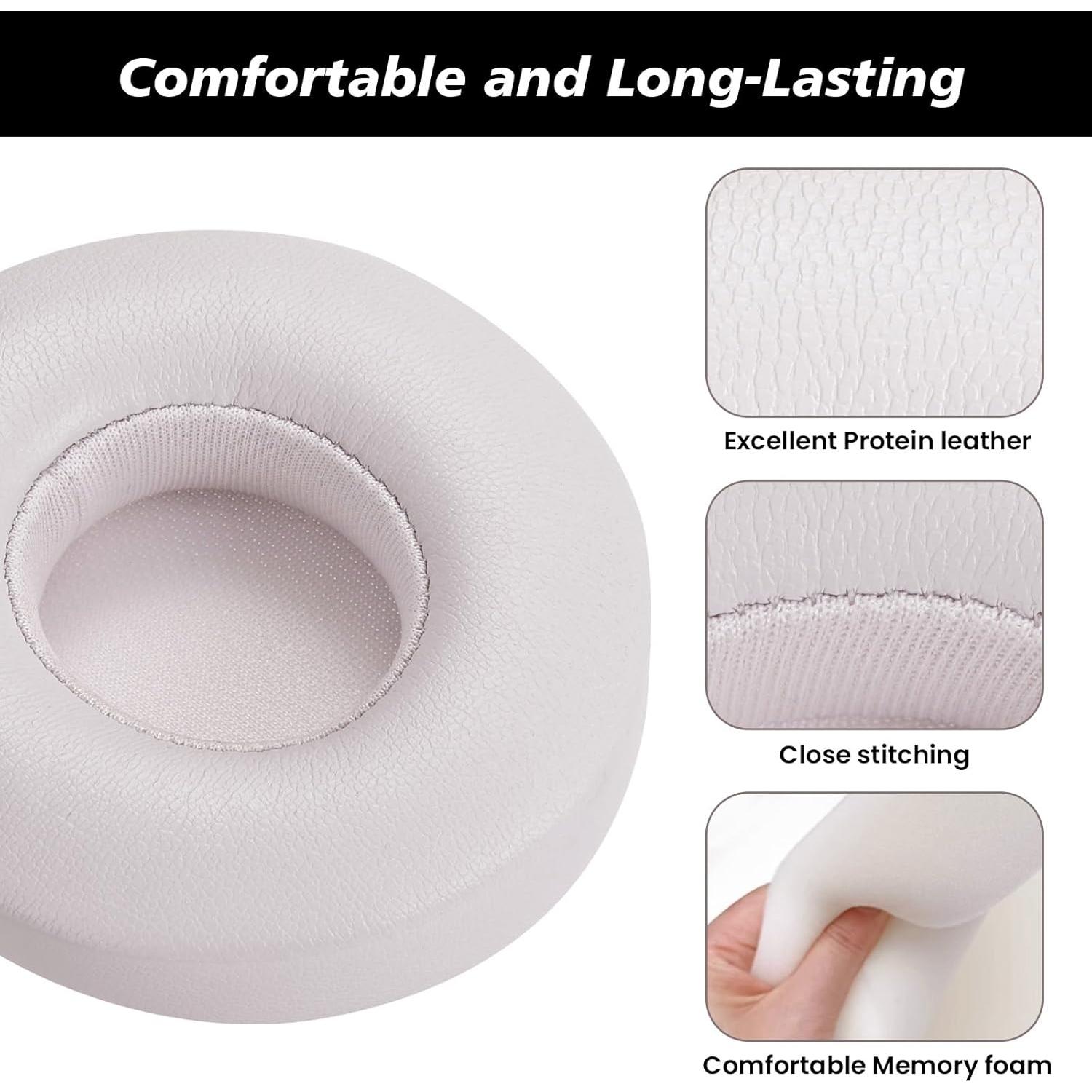 Almohadillas de Reemplazo Beats Solo 4 Rosa - Suave y Duraderas