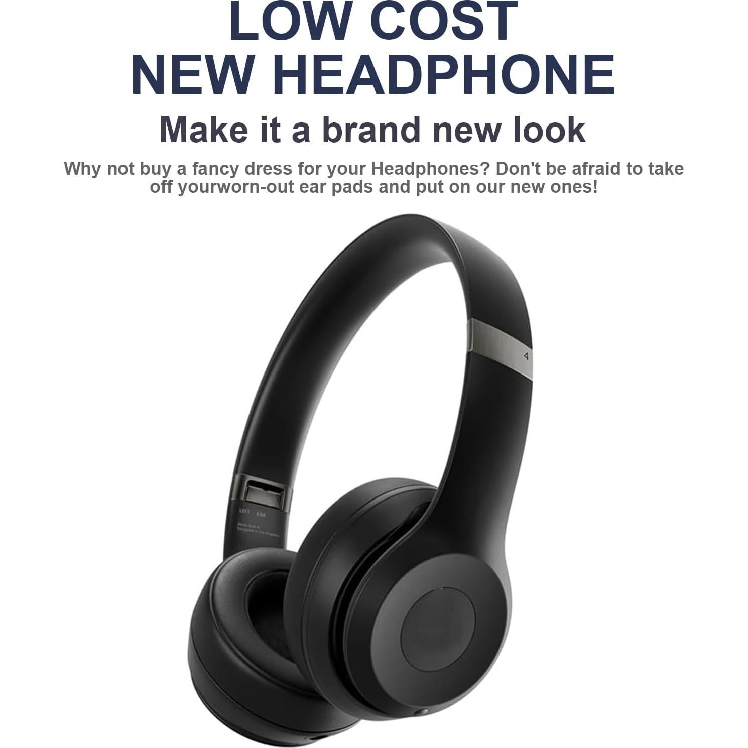 Almohadillas de Reemplazo para Auriculares Beats Solo 4 - Negro