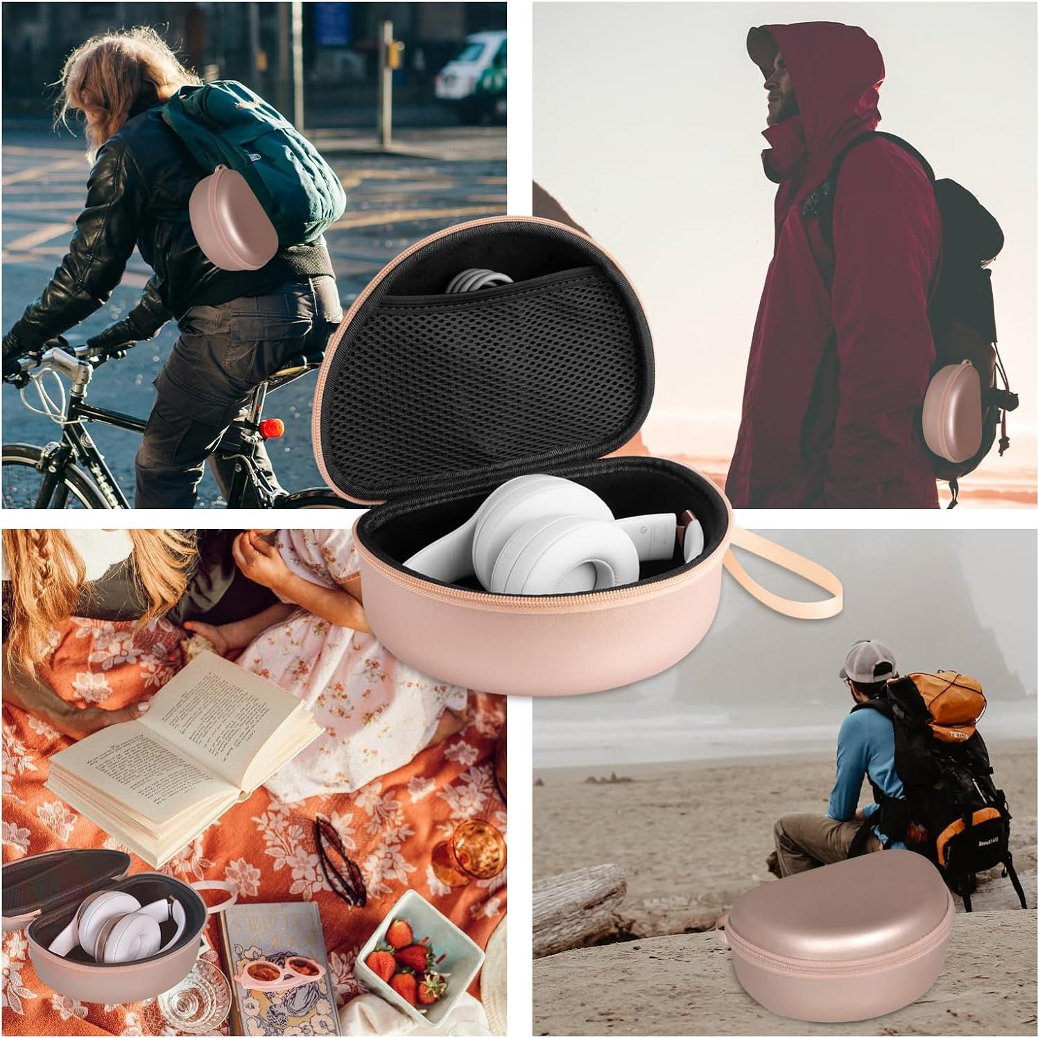 Funda Dura para Auriculares Beats Studio Pro/Solo 2/3/4 Oro