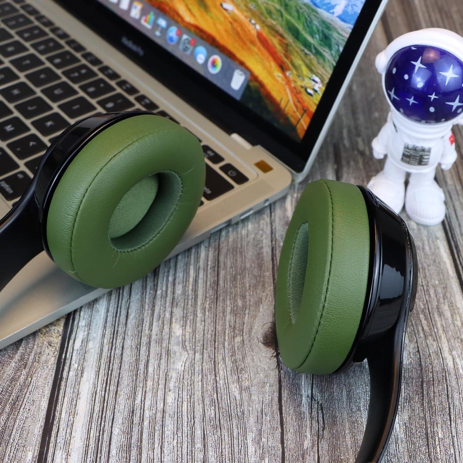 Almohadillas de Reemplazo para Auriculares Beats Solo 2 y 3 - Verde