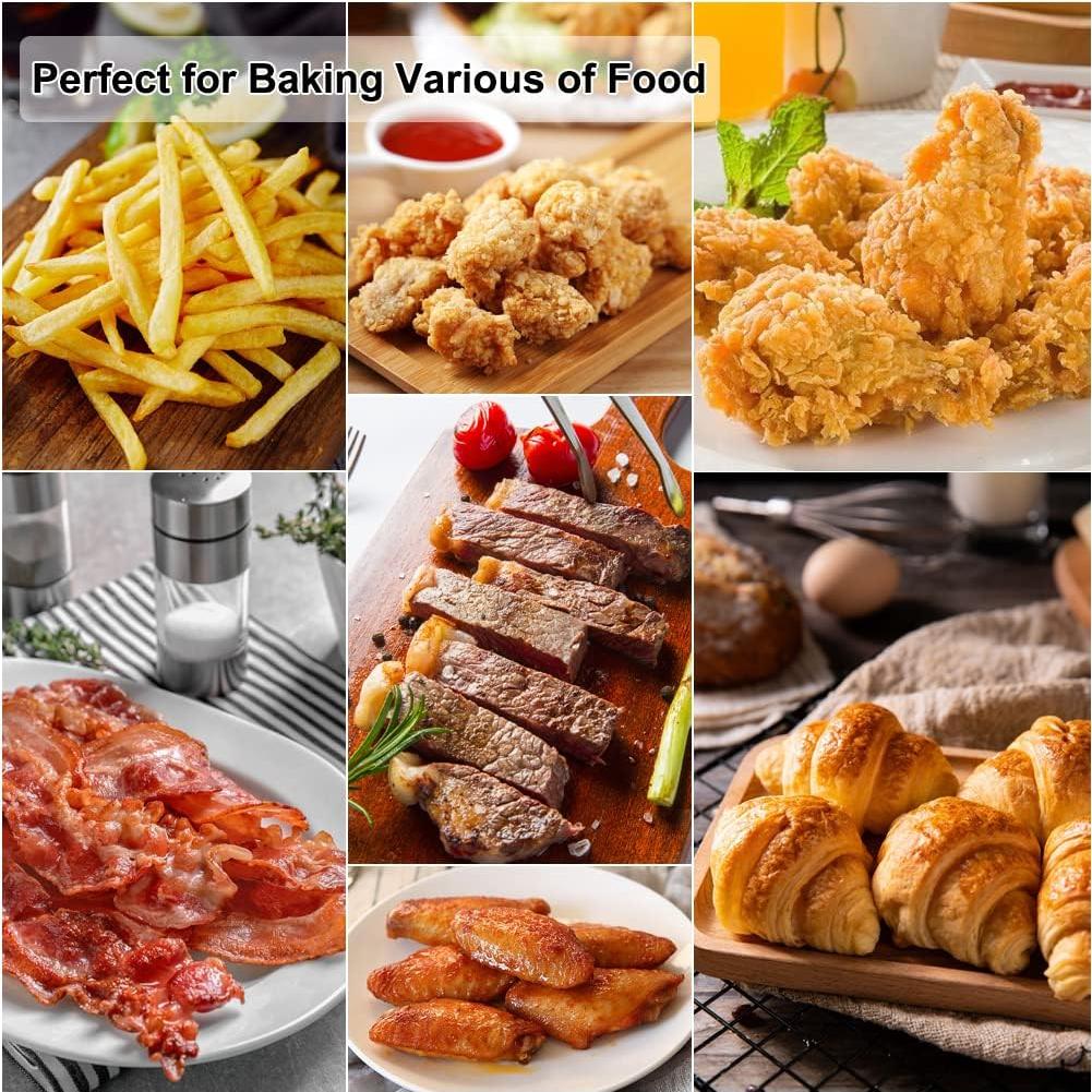 Forros de Horno de Freidora de Aire BYKITCHEN 100 Piezas 22.86x27.94 cm