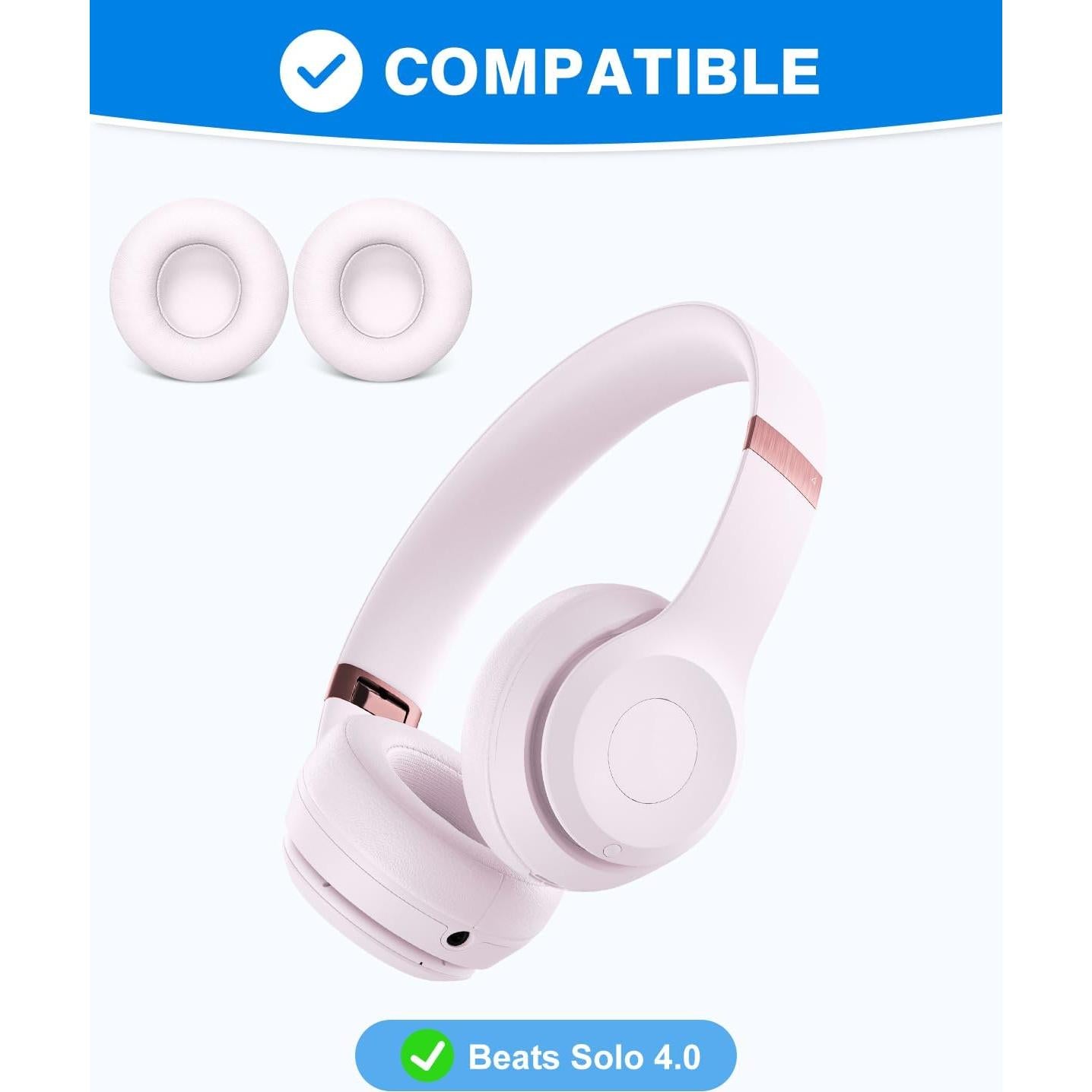 Almohadillas de Reemplazo Link Dream para Auriculares Beats Solo 4 Rosa