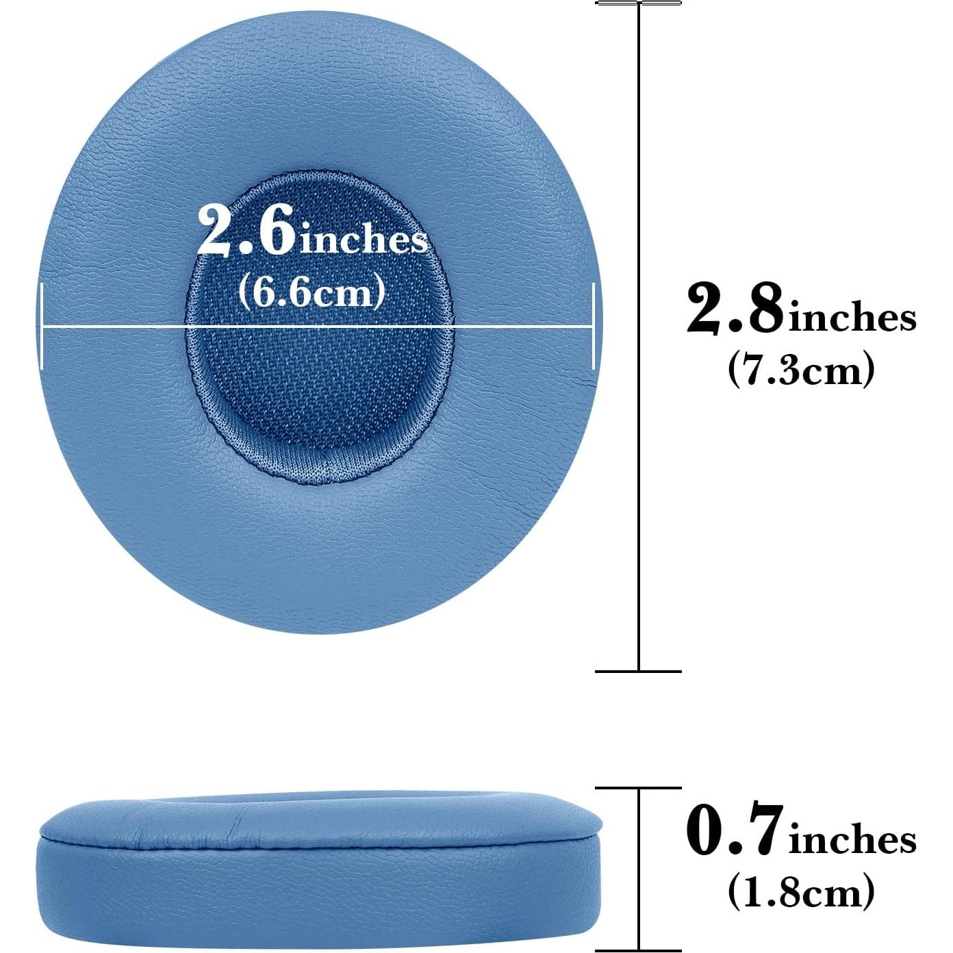 Almohadillas de Repuesto Linkidea para Auriculares Beats Solo 4 Azul