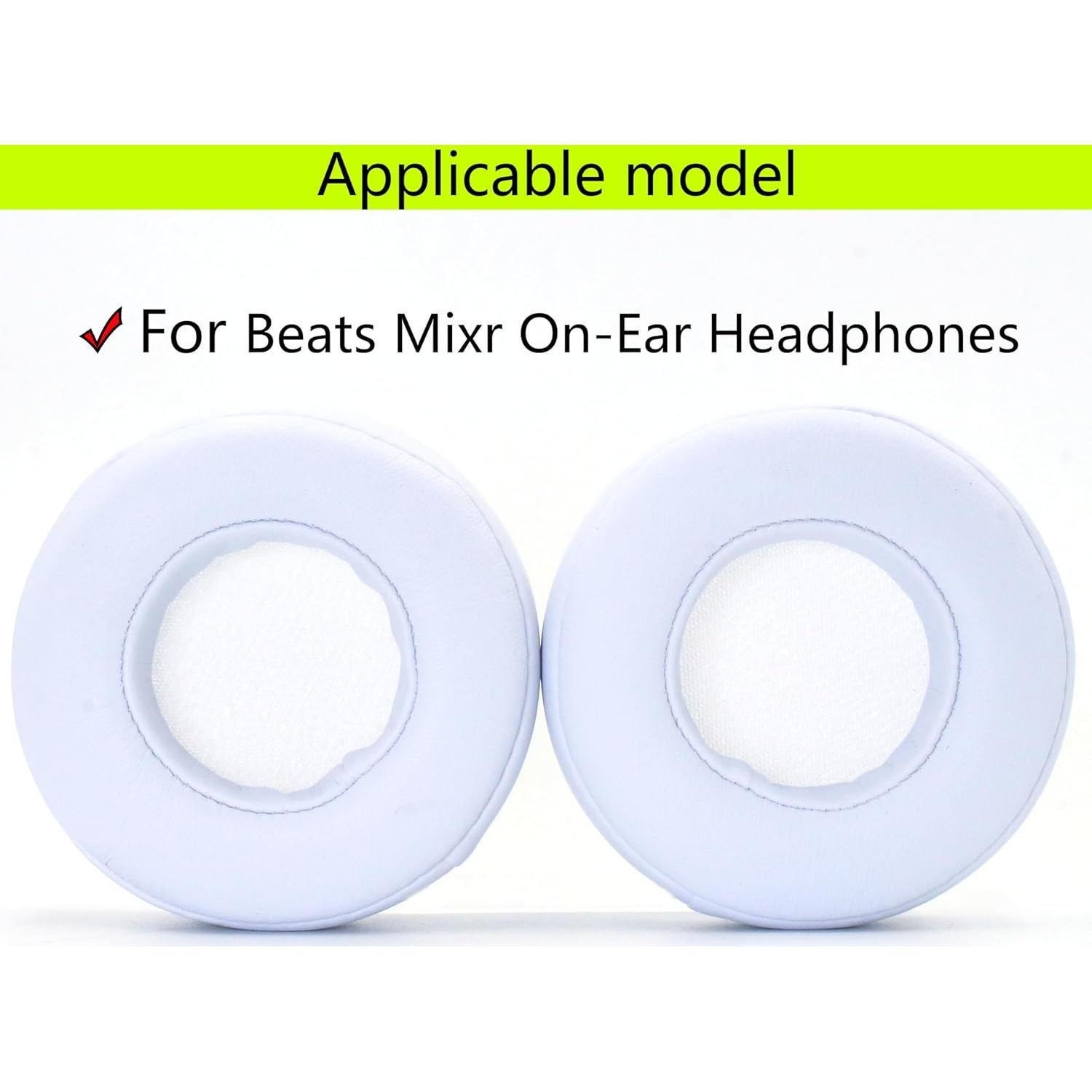 Almohadillas de Repuesto AKHQC para Auriculares Beats Mixr On-Ear - Blancas