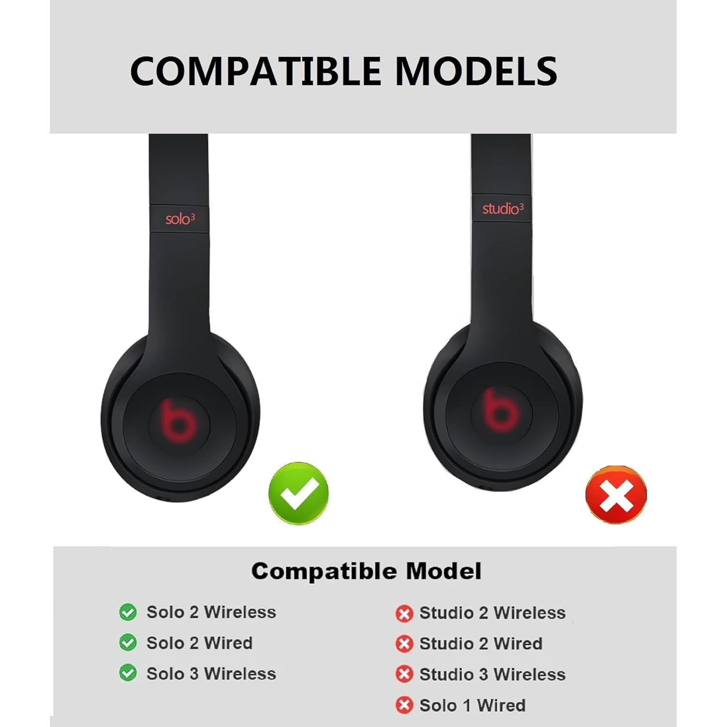 Almohadillas de Reemplazo SOVEUG para Beats Solo 2 y 3