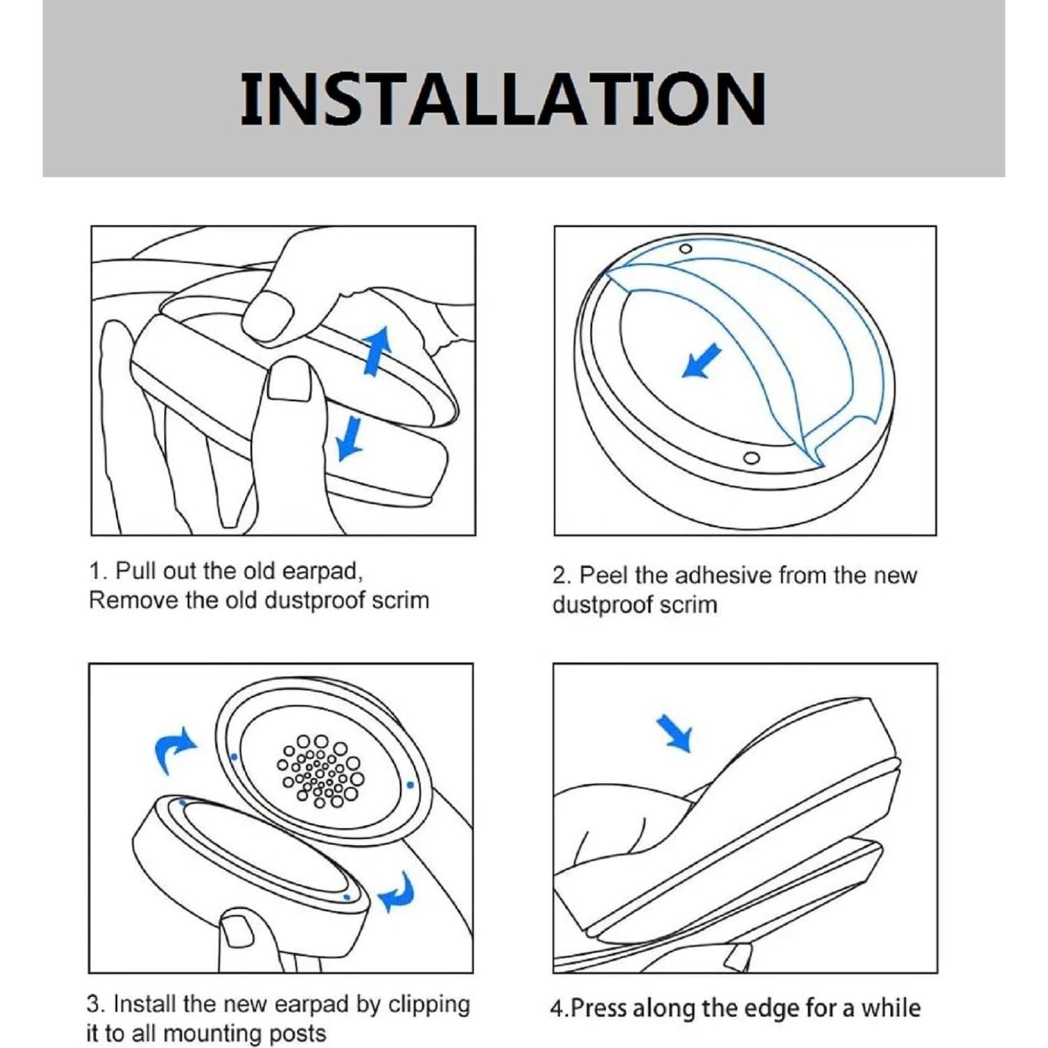 Almohadillas de Reemplazo SOVEUG para Beats Solo 2 y 3