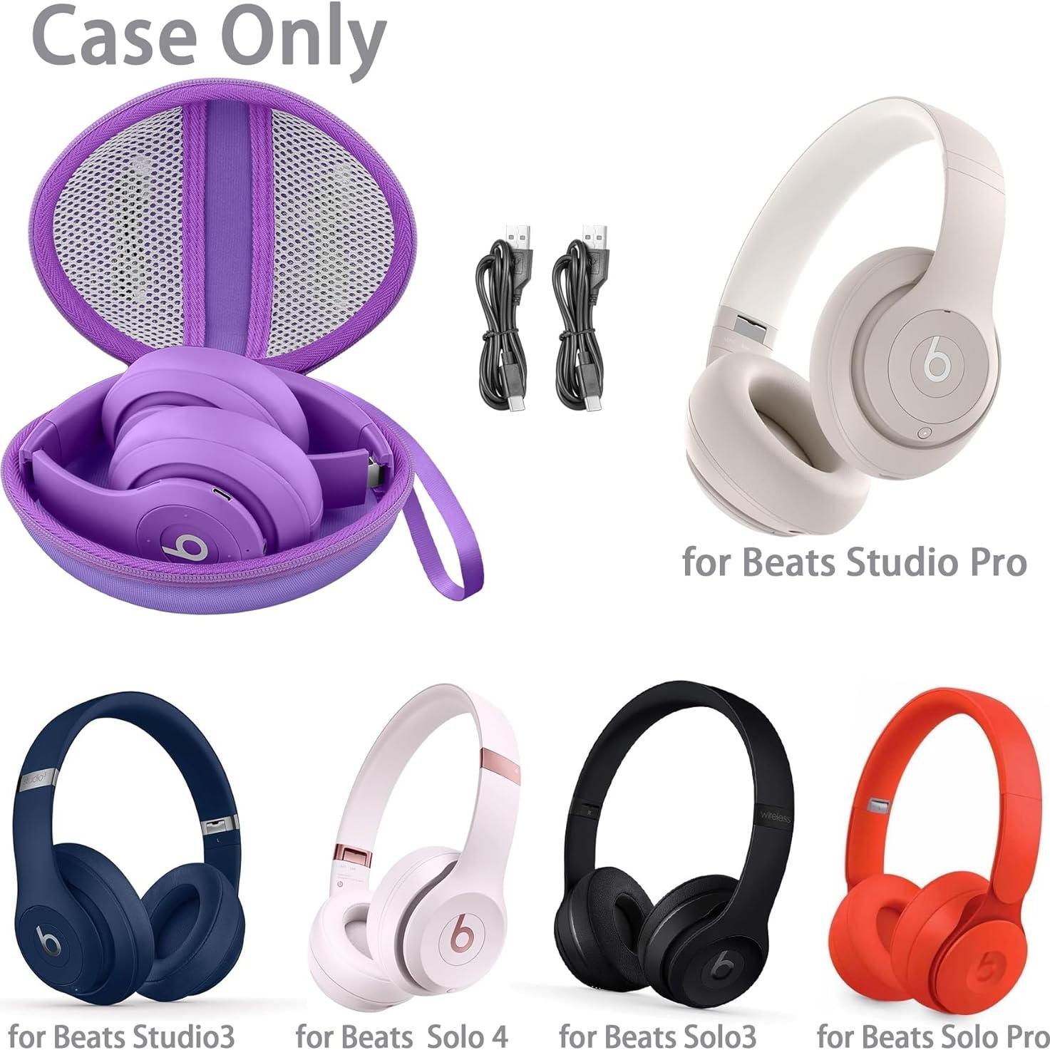 Funda Dura co2CREA para Auriculares Beats Studio Pro - Púrpura