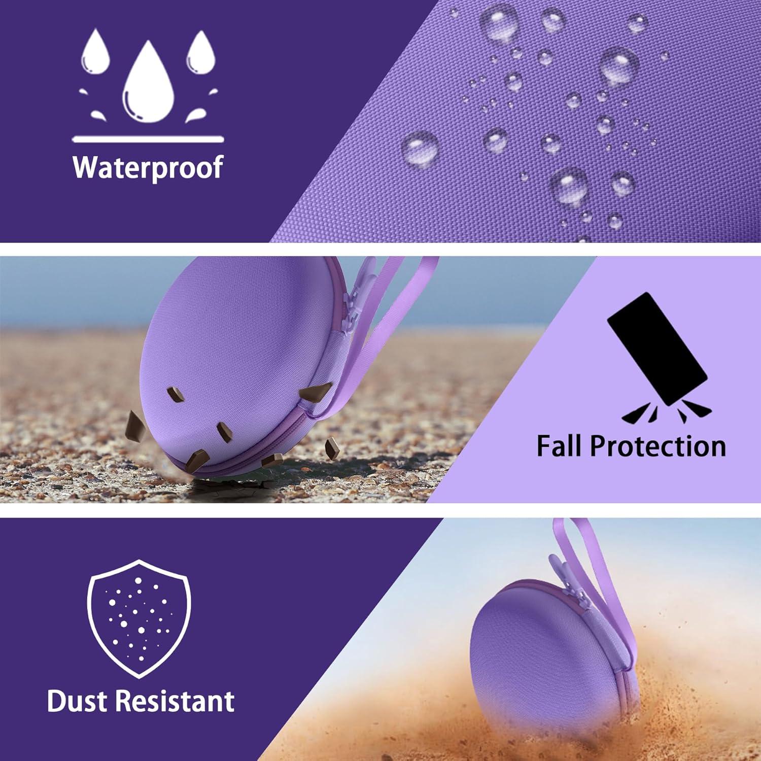 Funda Dura co2CREA para Auriculares Beats Studio Pro - Púrpura