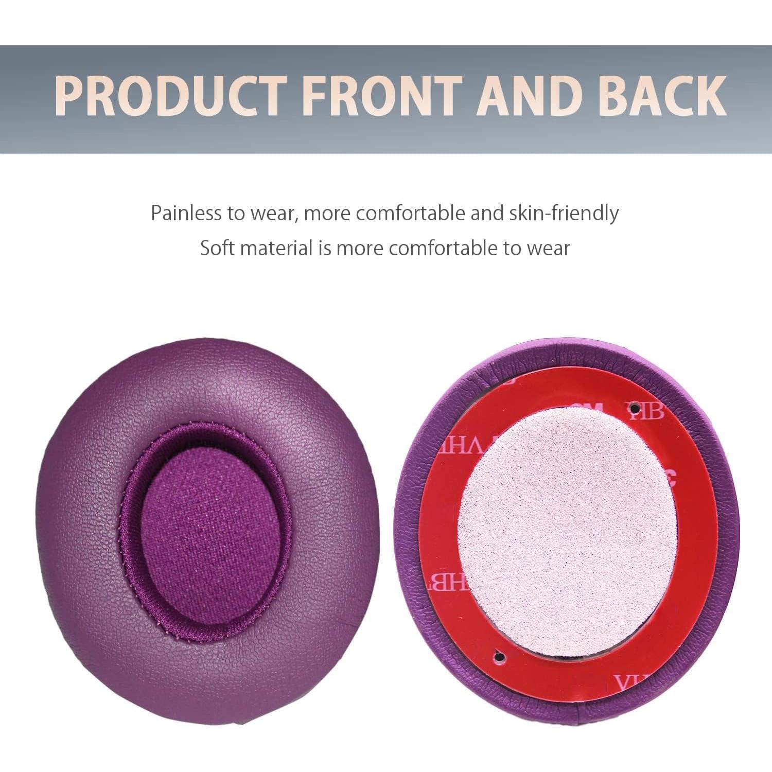Almohadillas de Reemplazo para Auriculares Beats Solo 2/3 - Púrpura Oscuro