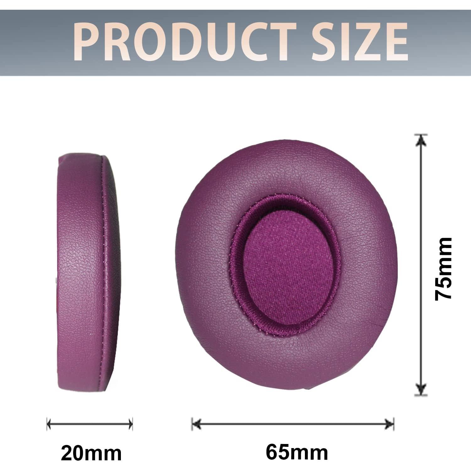 Almohadillas de Reemplazo para Auriculares Beats Solo 2/3 - Púrpura Oscuro