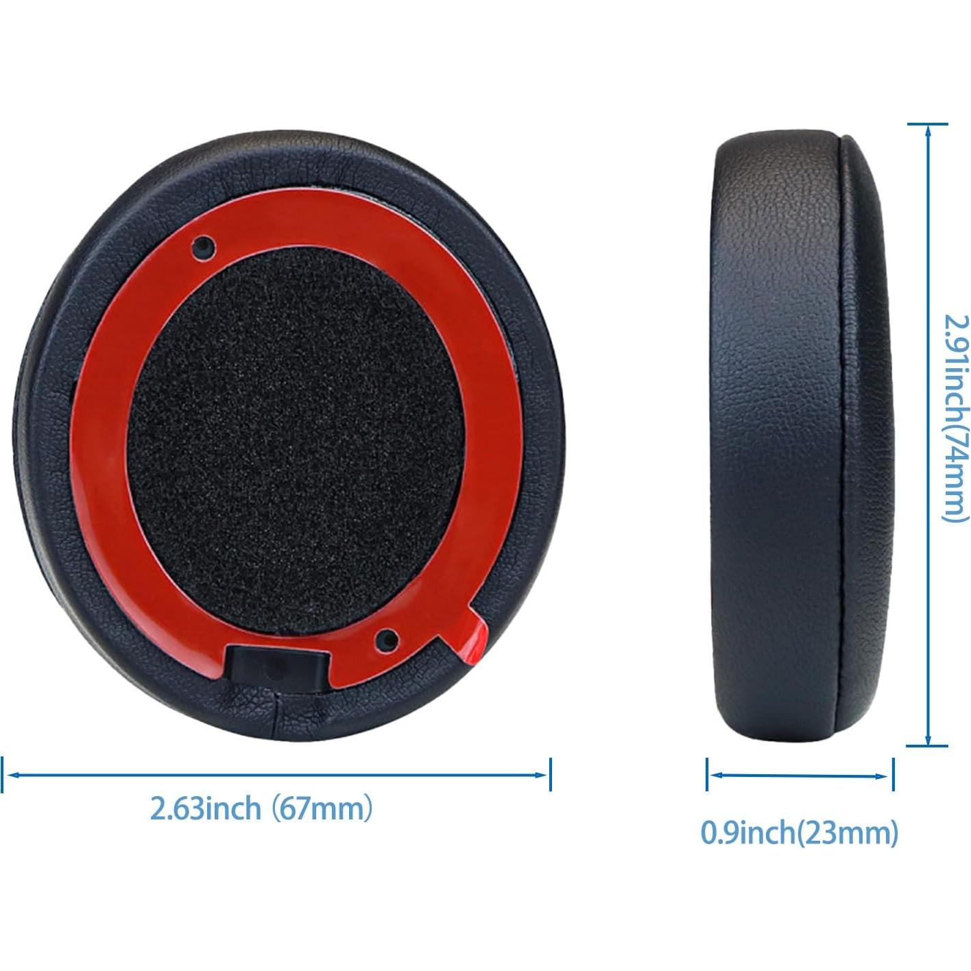 Almohadillas de Reemplazo Beats Solo4 - Cuero PU y Espuma de Memoria