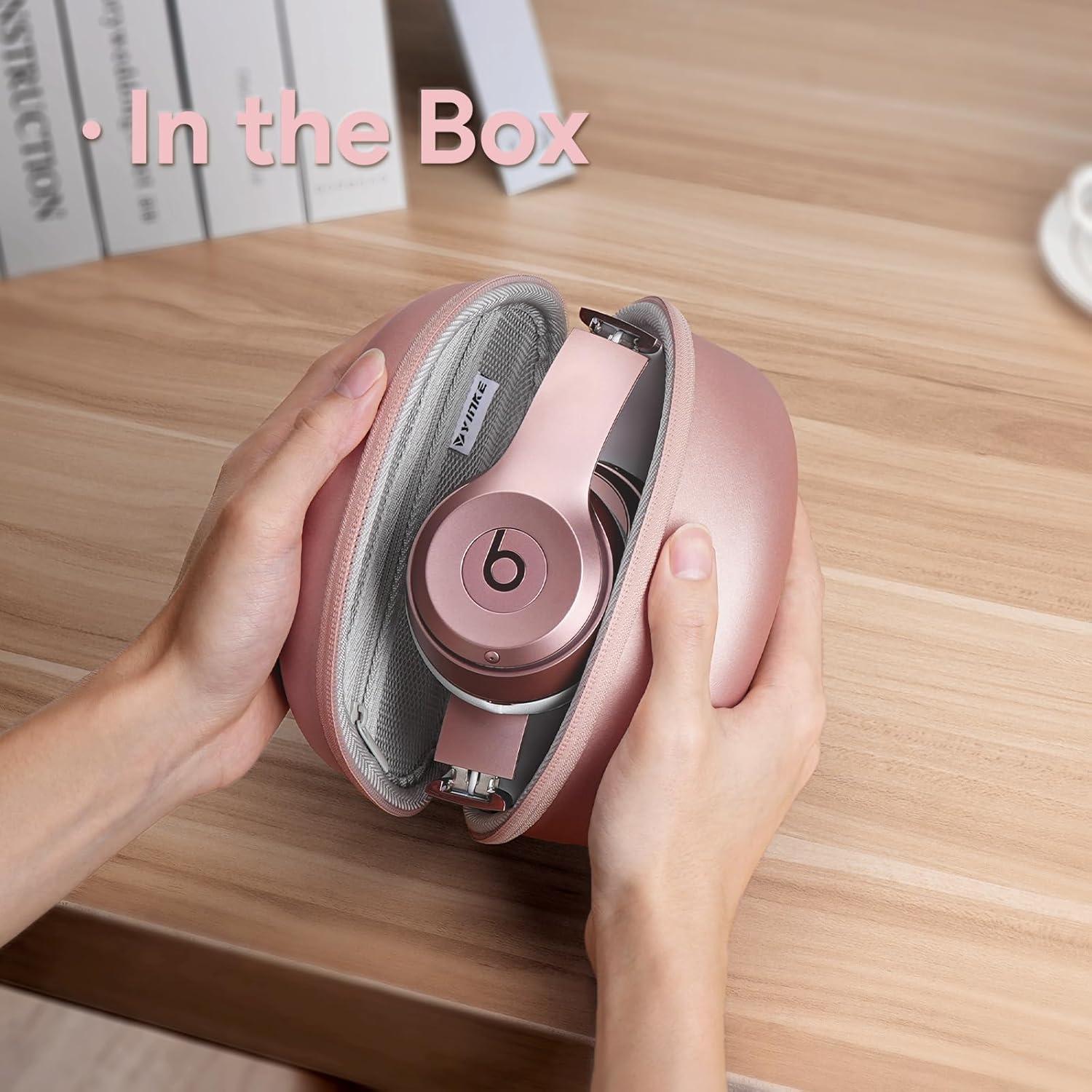 Funda para Auriculares Beats Solo3/Solo4 - Yinke, Oro Rosa