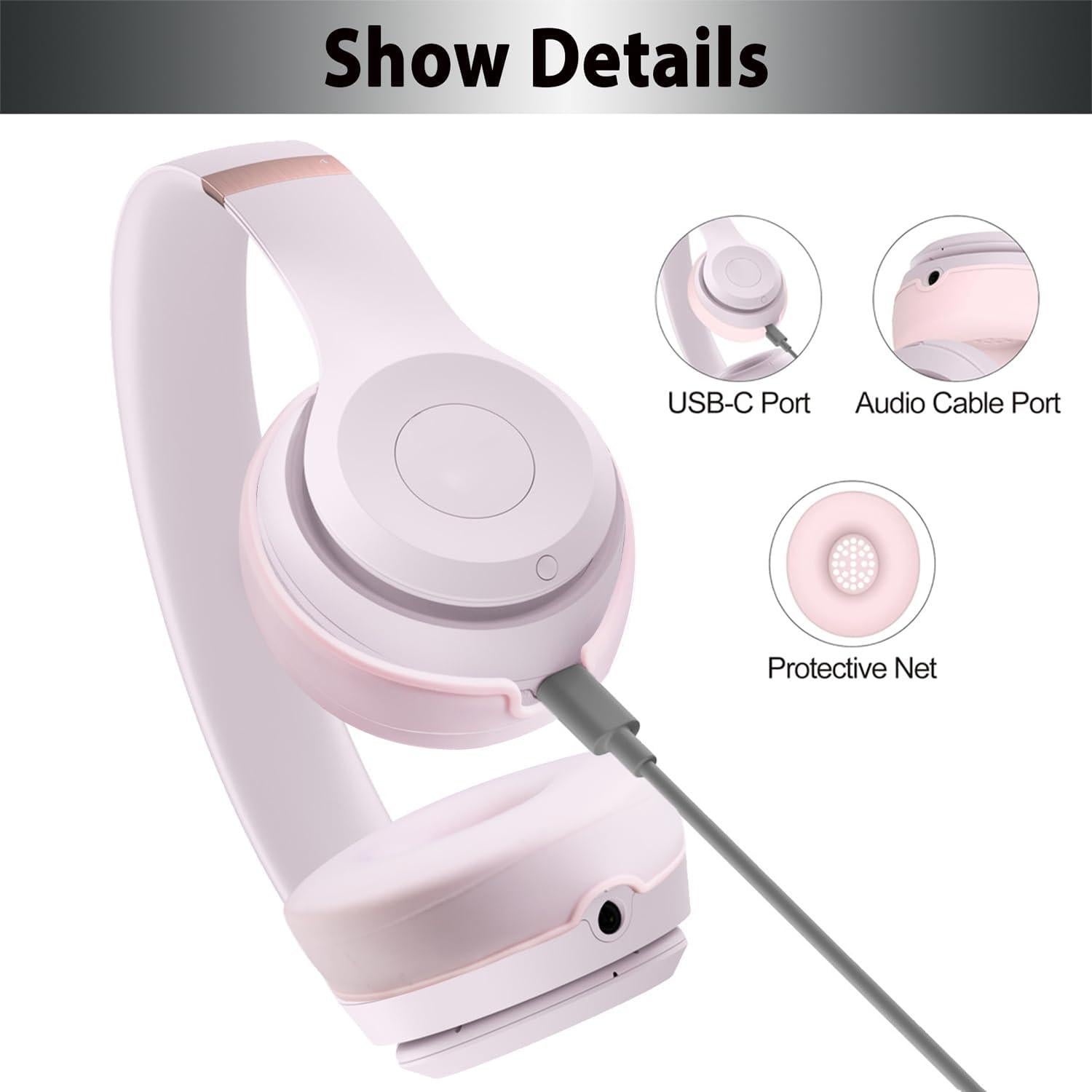 Cubiertas de Almohadillas de Silicona Adhiper para Beats Solo 4 y 3 - Rosa