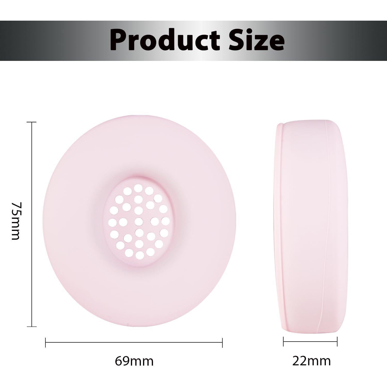 Cubiertas de Almohadillas de Silicona Adhiper para Beats Solo 4 y 3 - Rosa