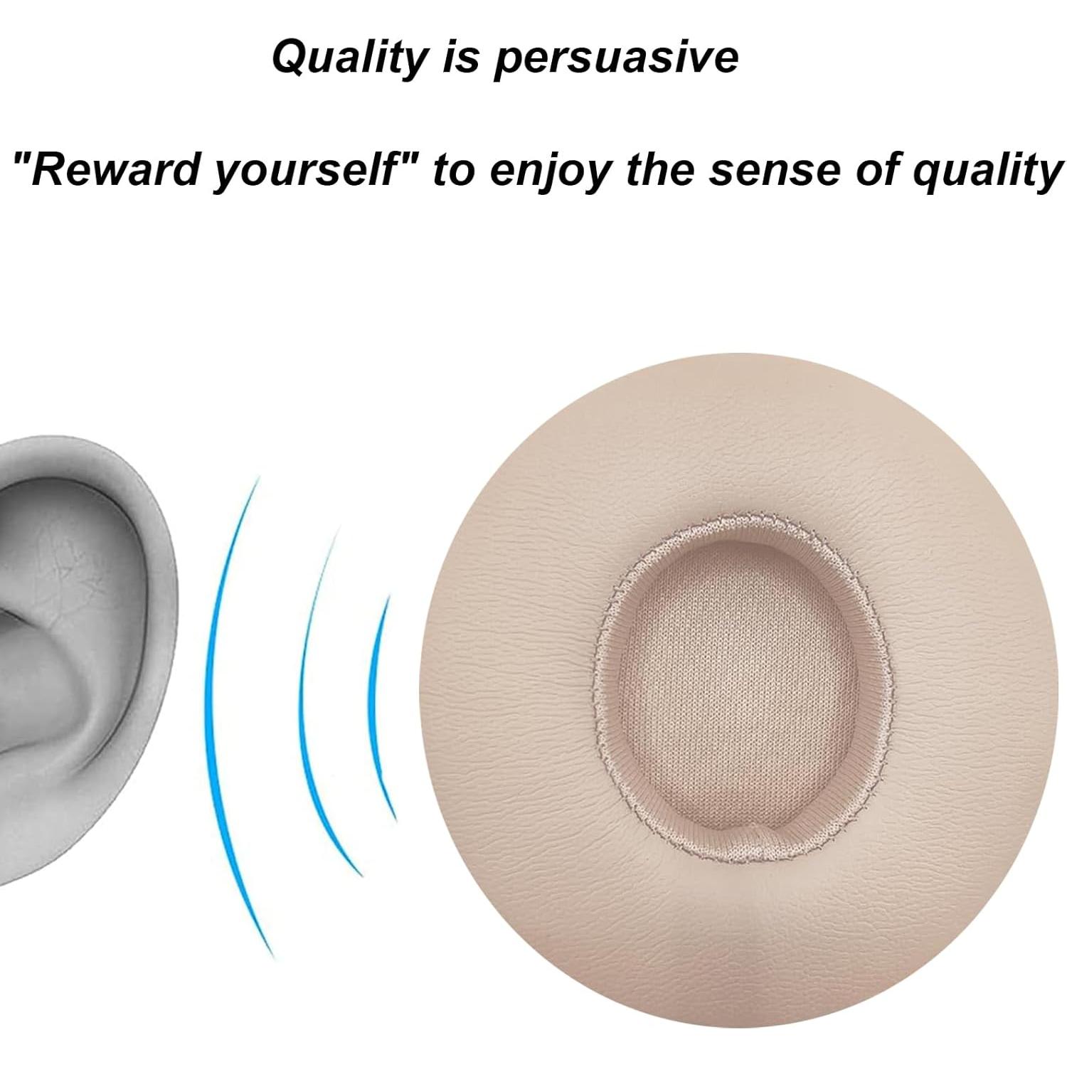 Almohadillas de Reemplazo UOWGA para Auriculares Beats Solo 2