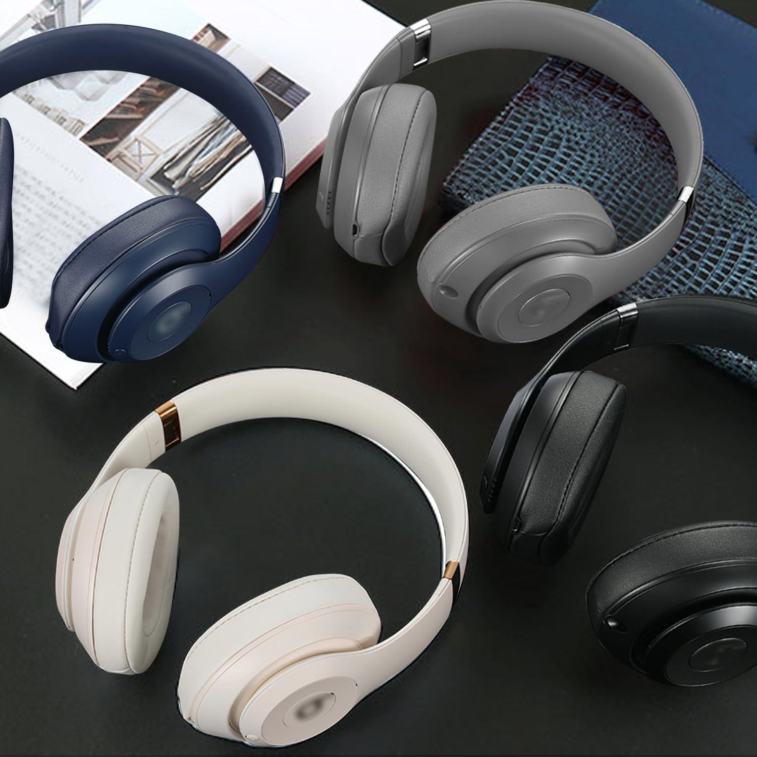 Almohadillas de Repuesto Niukeke para Beats Studio 2.0/3.0 - Espuma de Memoria y Cuero Suave