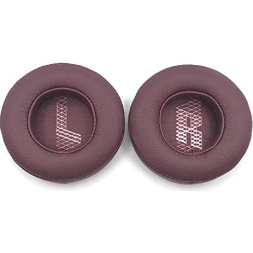 Replacement Earpads Protein Leather Ear Pads Cushions Cover Repair Parts Compatible with JBL Live 400BT Live 460NC On-Ear Wireless Headphones (Wine Red)