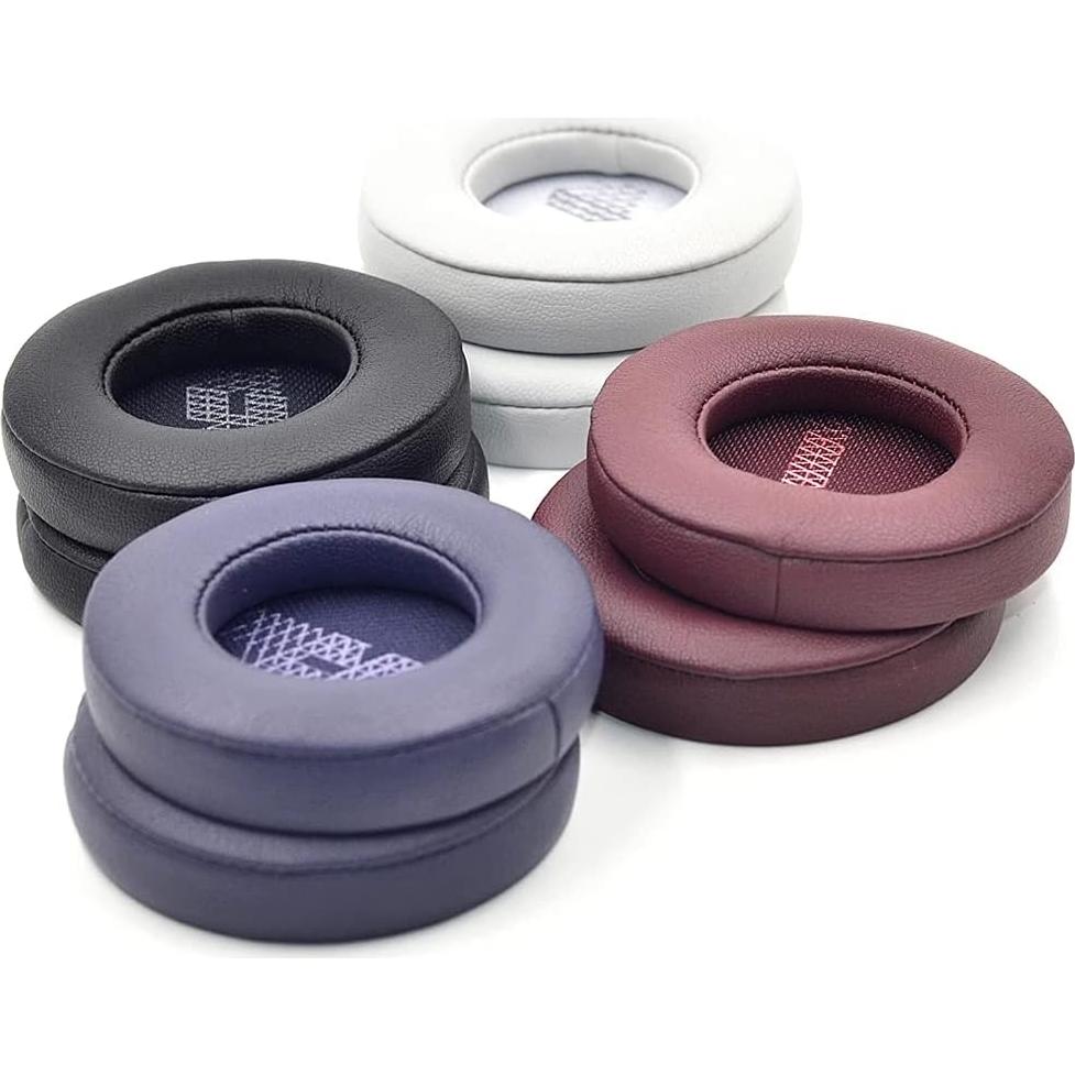 Replacement Earpads Protein Leather Ear Pads Cushions Cover Repair Parts Compatible with JBL Live 400BT Live 460NC On-Ear Wireless Headphones (Wine Red)