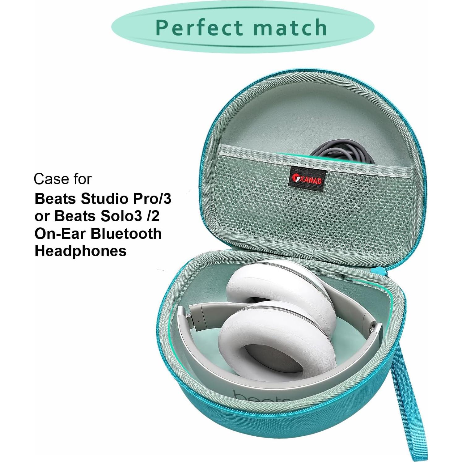 Funda Dura XANAD Verde Menta para Auriculares Beats y TOZO HT2