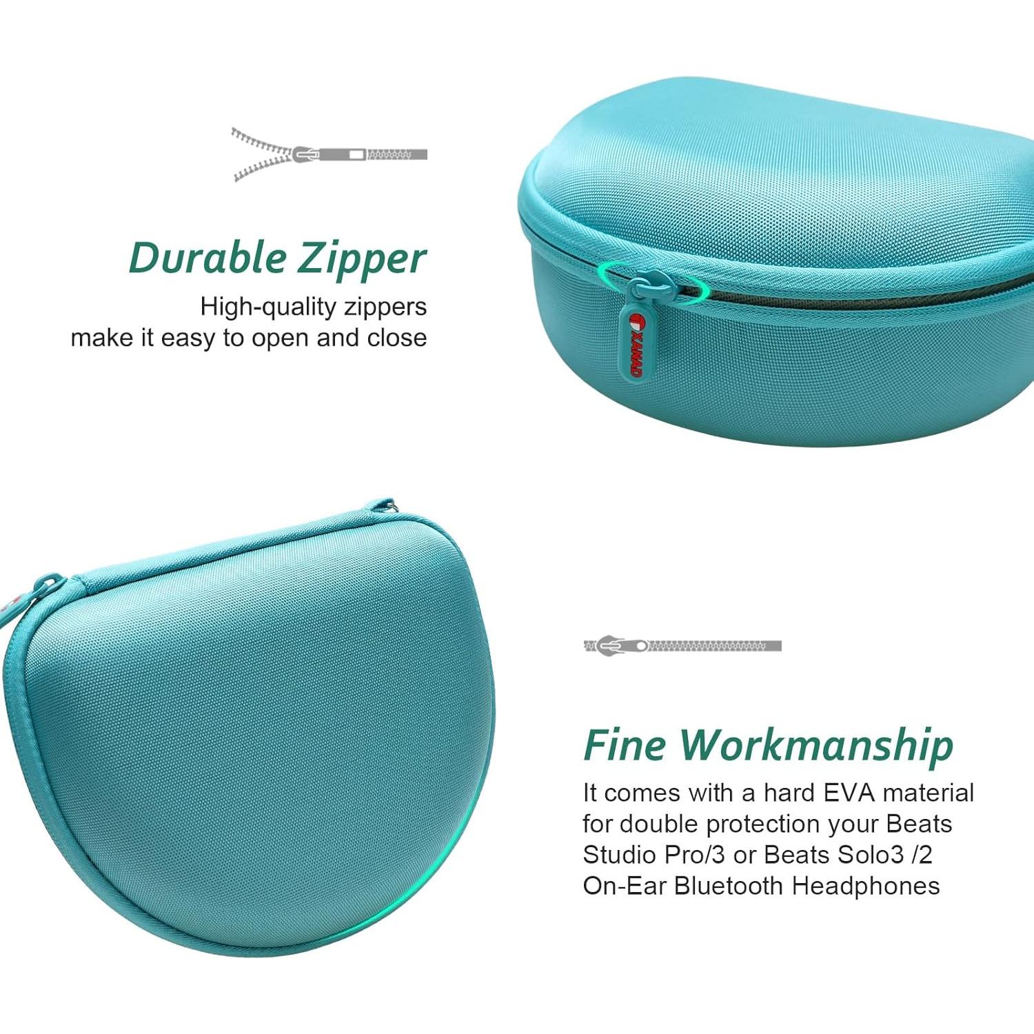 Funda Dura XANAD Verde Menta para Auriculares Beats y TOZO HT2