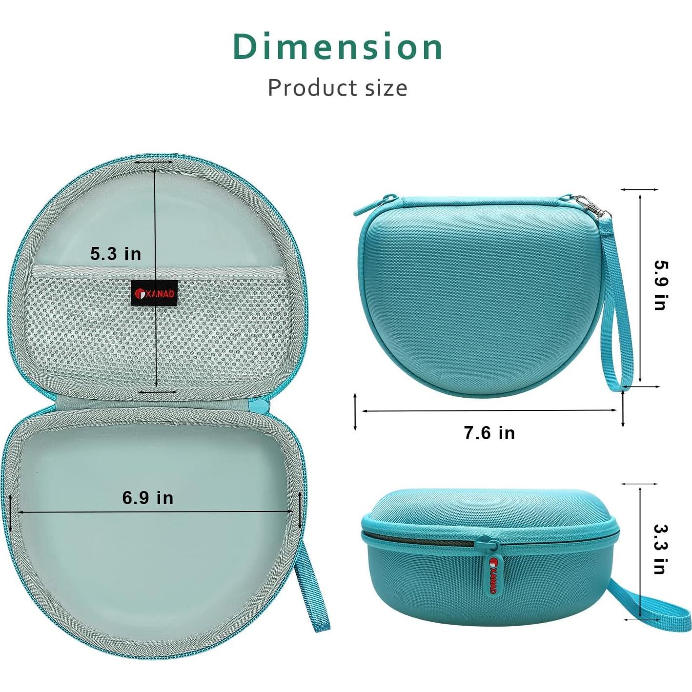 Funda Dura XANAD Verde Menta para Auriculares Beats y TOZO HT2