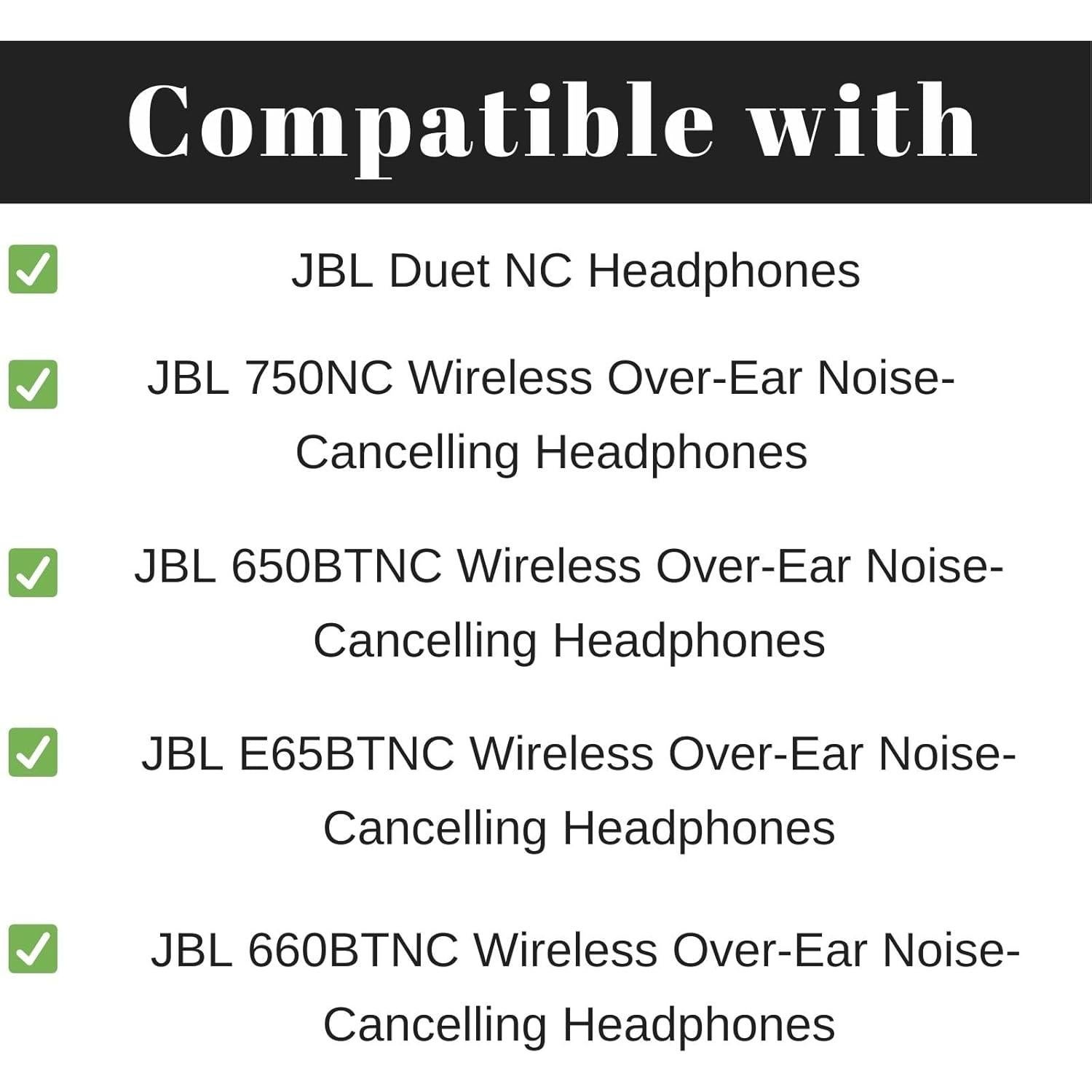 Almohadillas de Reemplazo Elecphbo para JBL E65BTNC y 650BTNC