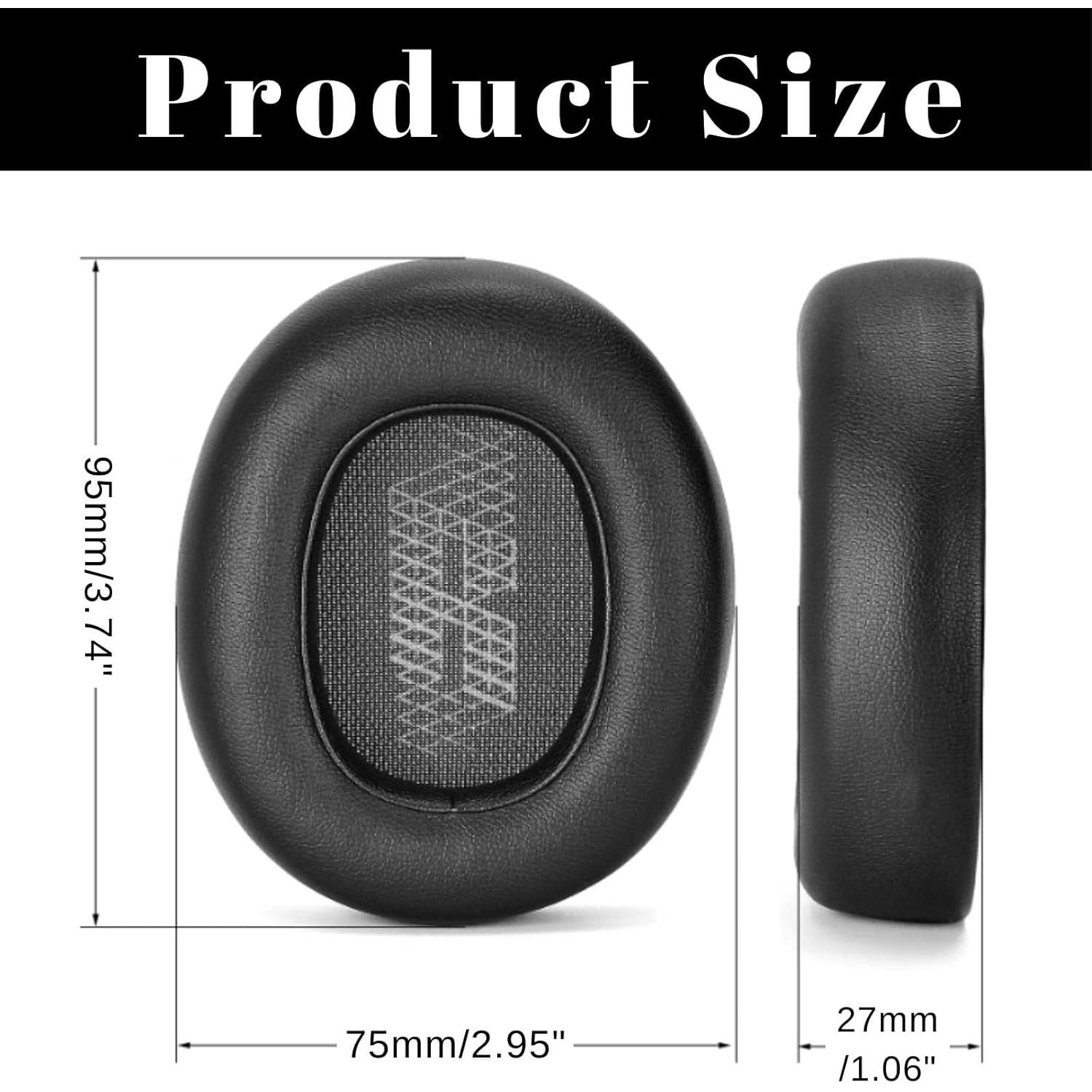 Almohadillas de Reemplazo Elecphbo para JBL E65BTNC y 650BTNC