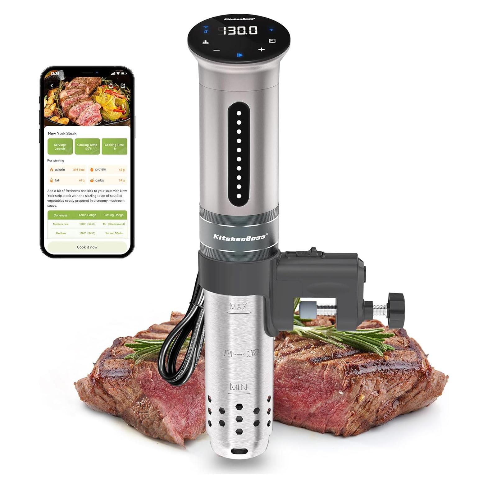 Cocinero Sous Vide KitchenBoss G310 1100W Control APP Wi-Fi