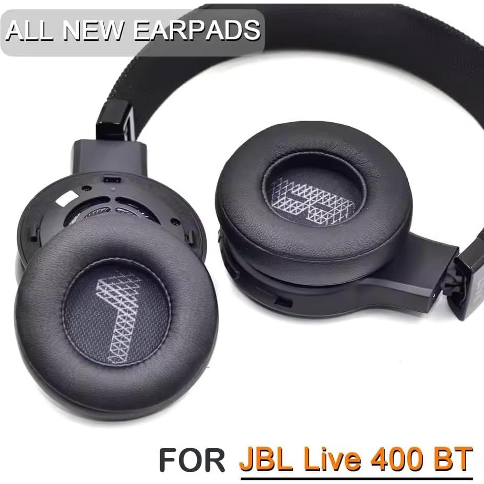 Almohadillas de Reemplazo Elecphbo para Auriculares Live 400BT - Espuma y Cuero Suave