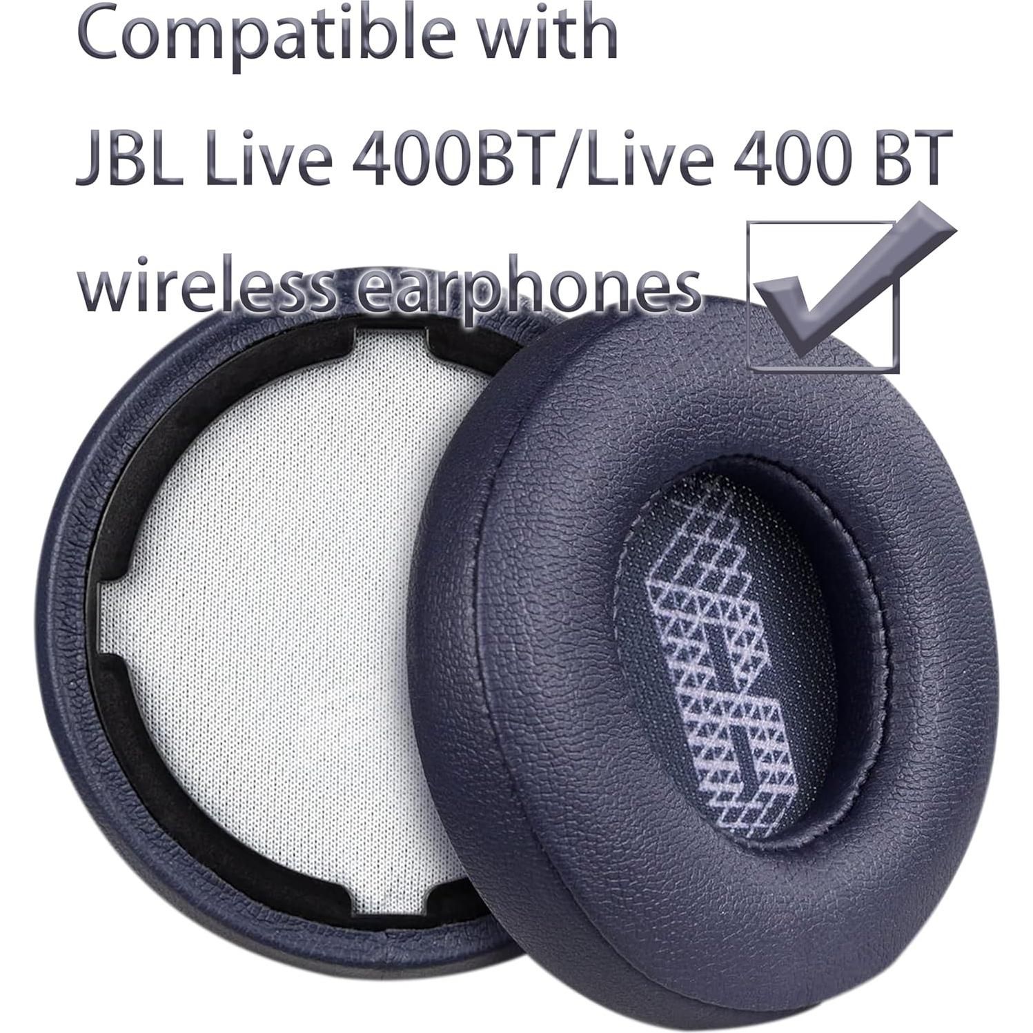 Almohadillas de Repuesto Akkiv para Auriculares JBL Live 400BT Azul
