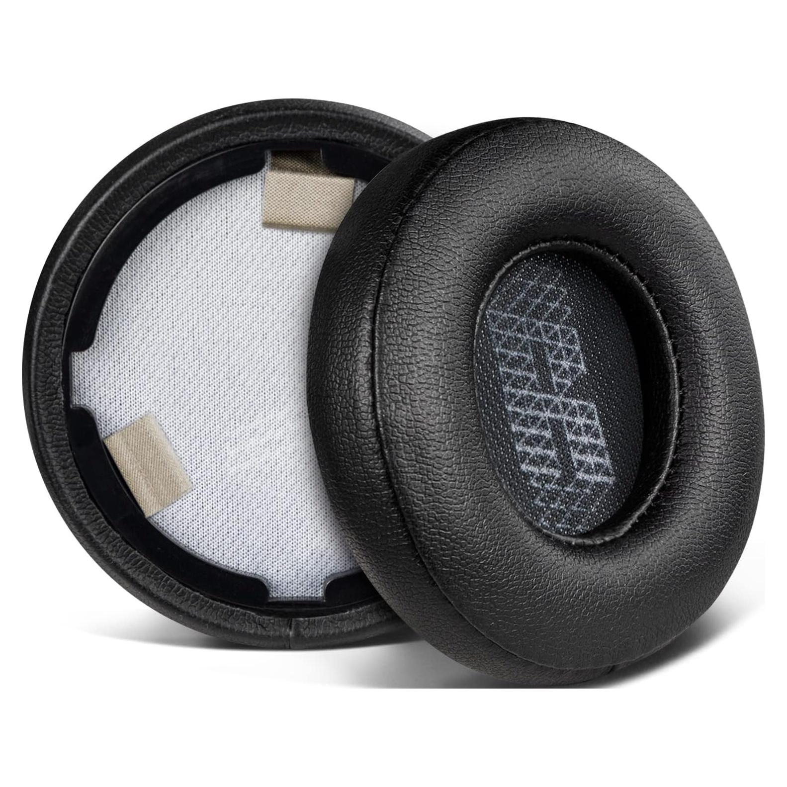 Almohadillas de Repuesto SOULWIT para Auriculares JBL Live 460NC - Negro