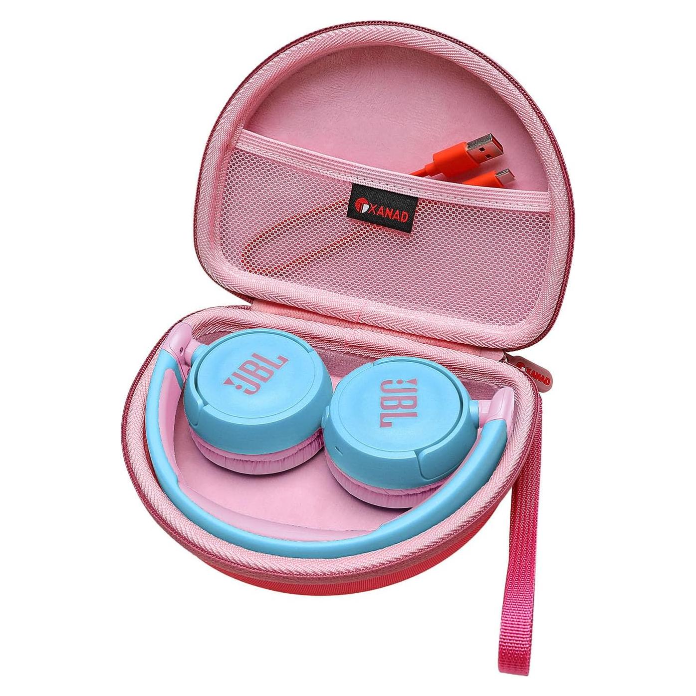 Funda Dura XANAD Rosa para Auriculares JBL y Sony On-Ear